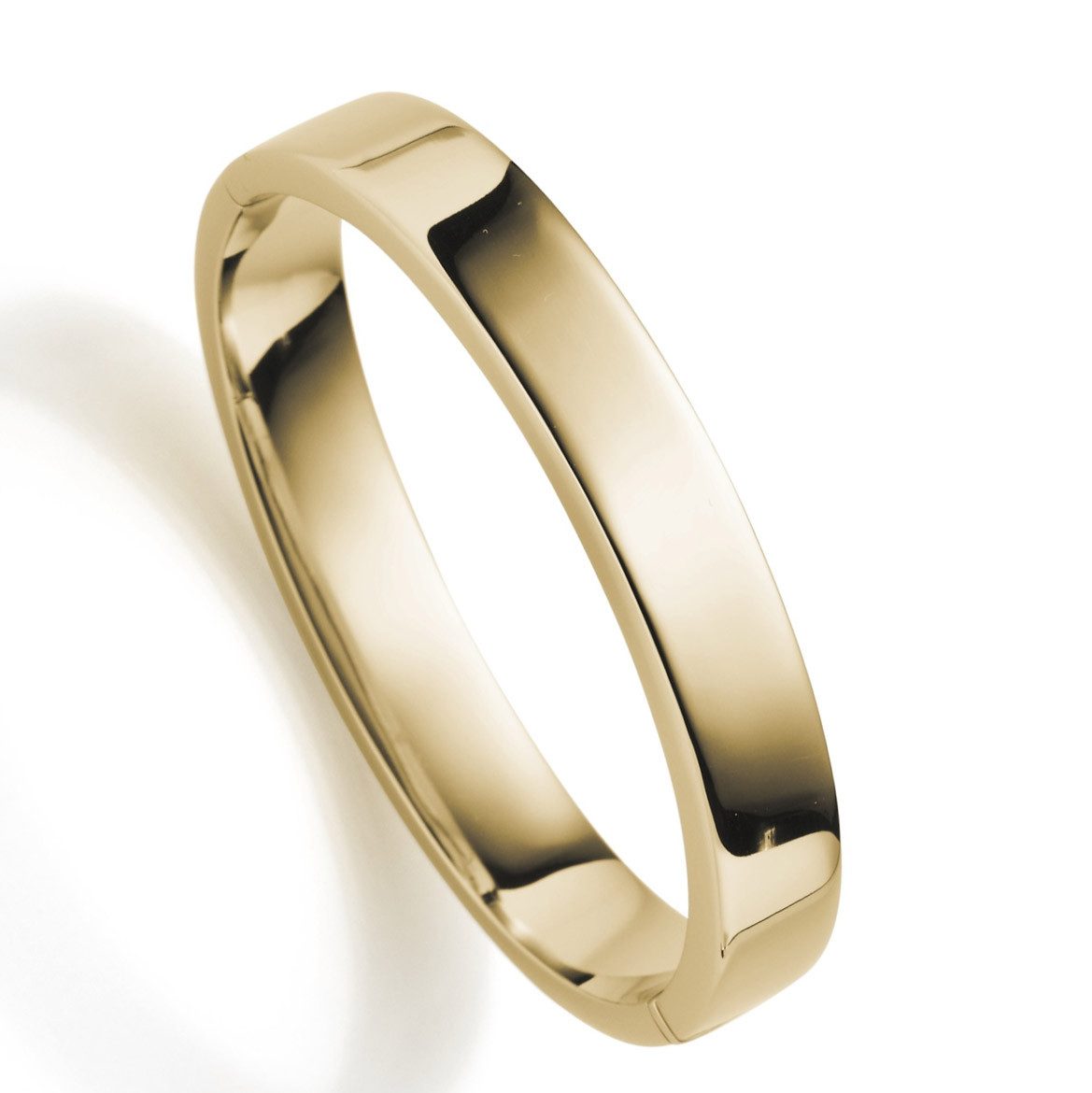 Goldarmband Gold Armreif Breite 10,0 mm 585-14 Karat Gelbgold