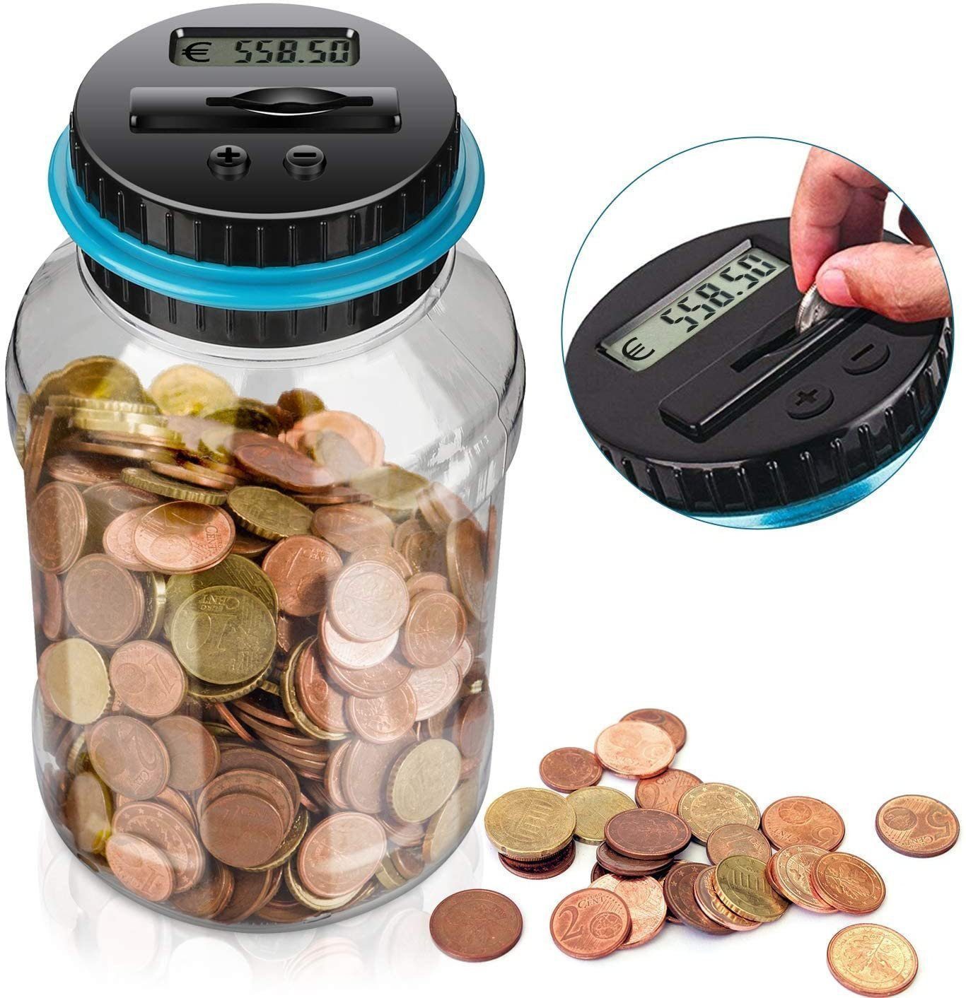Welikera Spardose Spardose mit Zählwerk Spardose günstig online kaufen