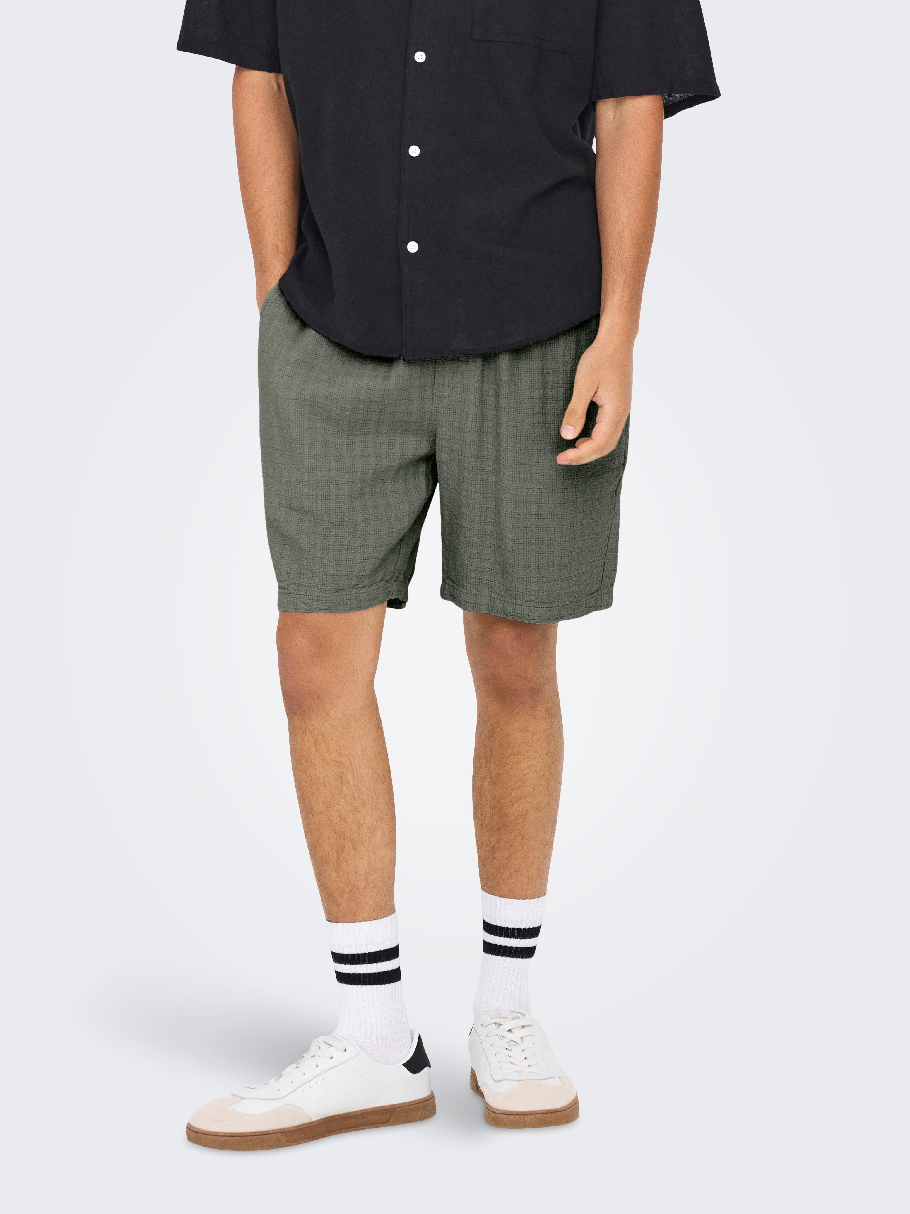 ONLY & SONS Shorts ONSTEL LINEN LATHAM 0257 SHORTS günstig online kaufen