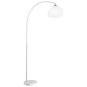 etc-shop LED Stehlampe, Leuchtmittel inklusive, Bogen Steh Lampe Marmor Teleskop Stand Leuchte höhenverstellbar im