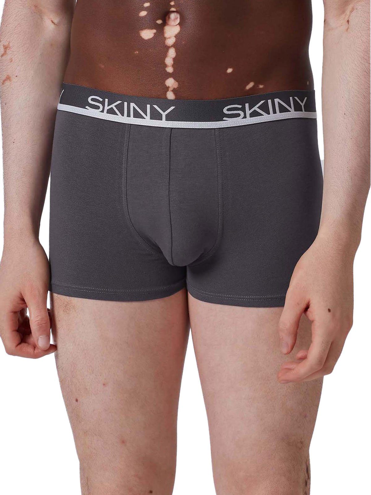 Skiny Retro Pants Herren Pant 3er Pack Cotton Multipack (Packung, 3-St) biologisch abbaubar