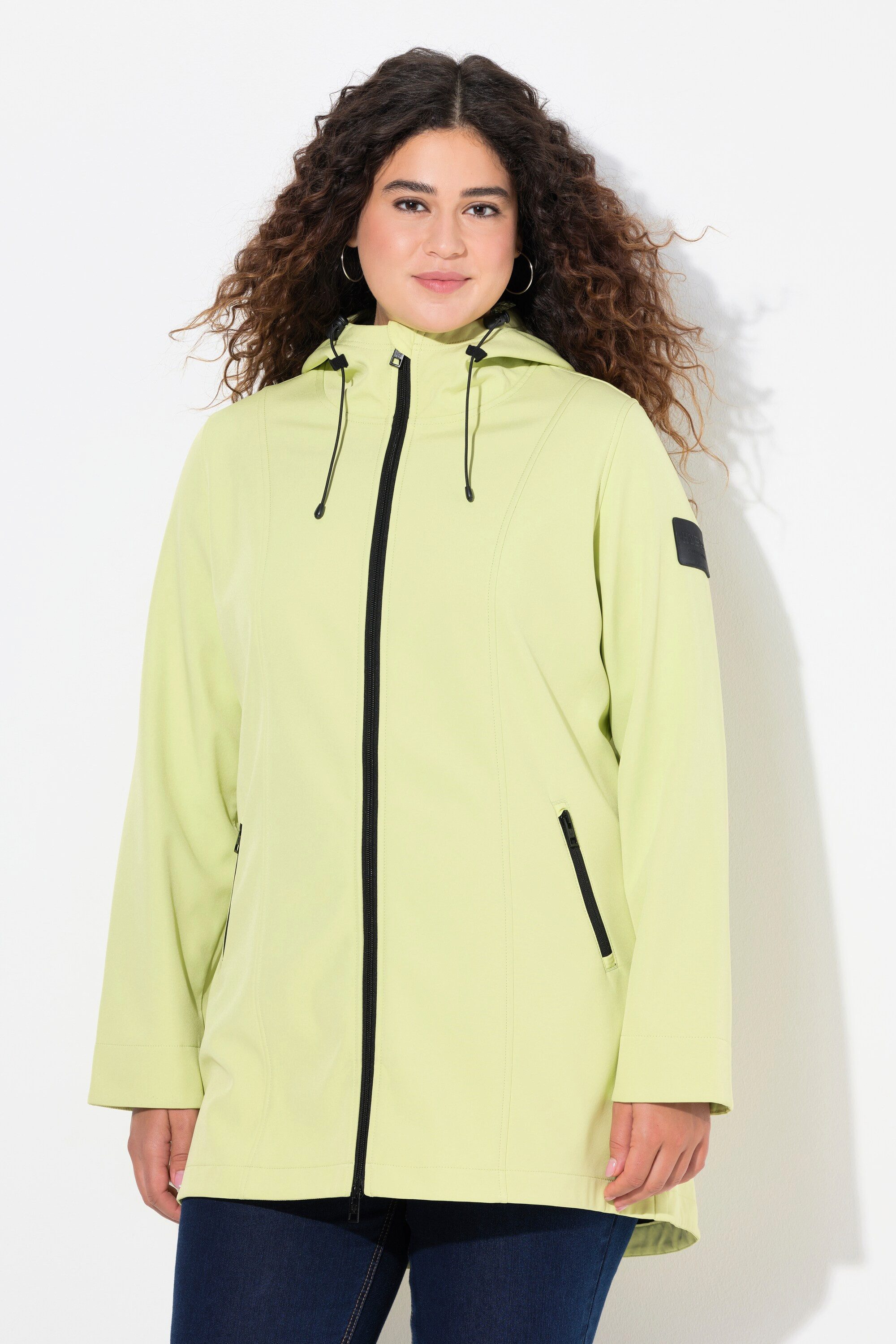 Ulla Popken Softshelljacke HYPRAR Softshelljacke wasserabweisend Fleecefutt günstig online kaufen