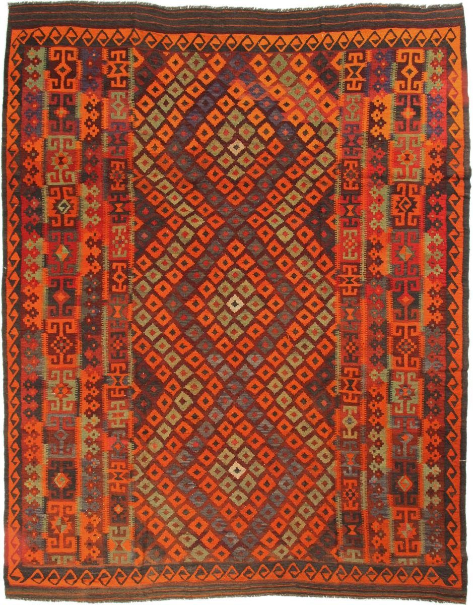 Orientteppich Kelim Afghan Antik 284x345 Handgewebter Orientteppich, Nain Trading, rechteckig, Höhe: 3 mm
