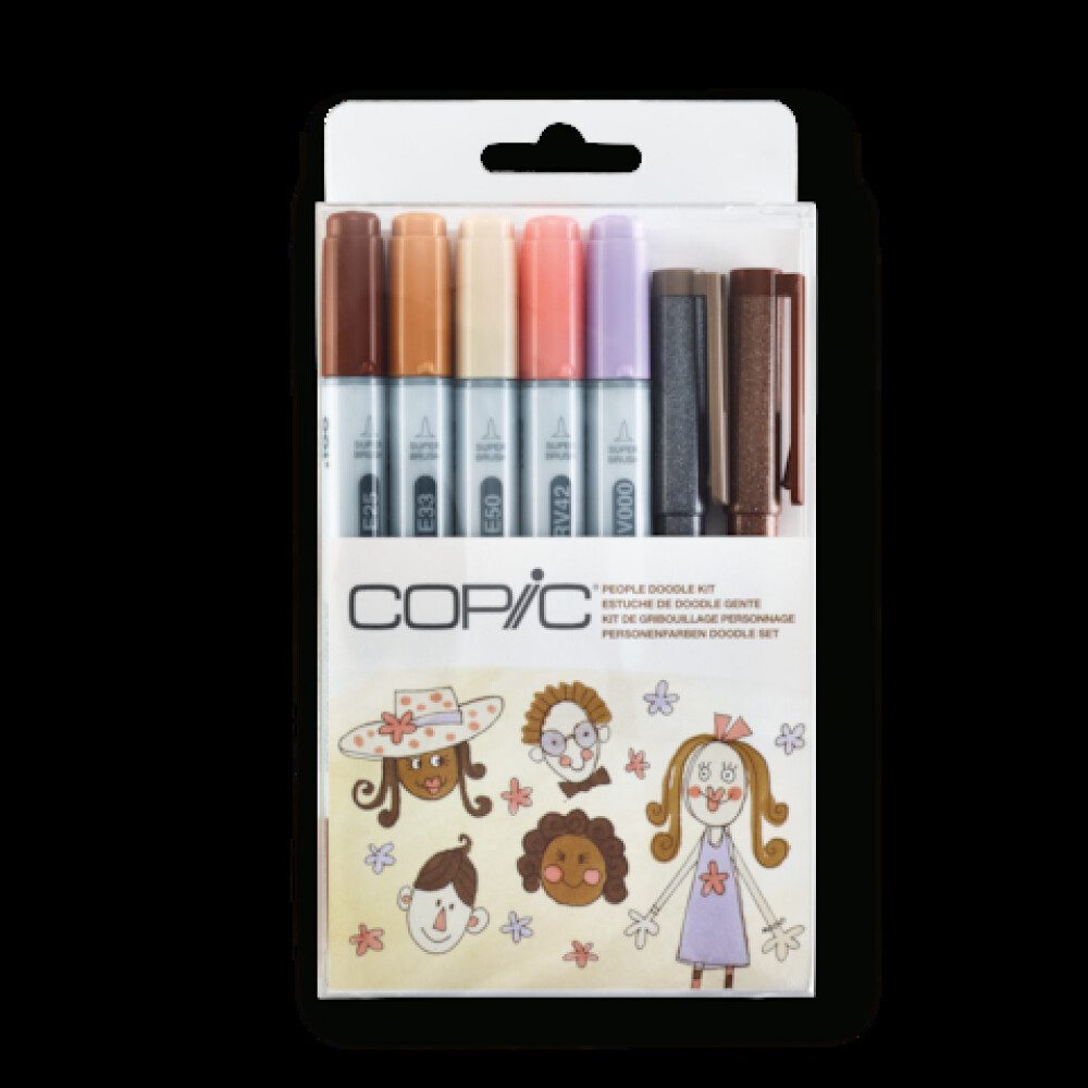 Marker Doodle Kit Personenfarben