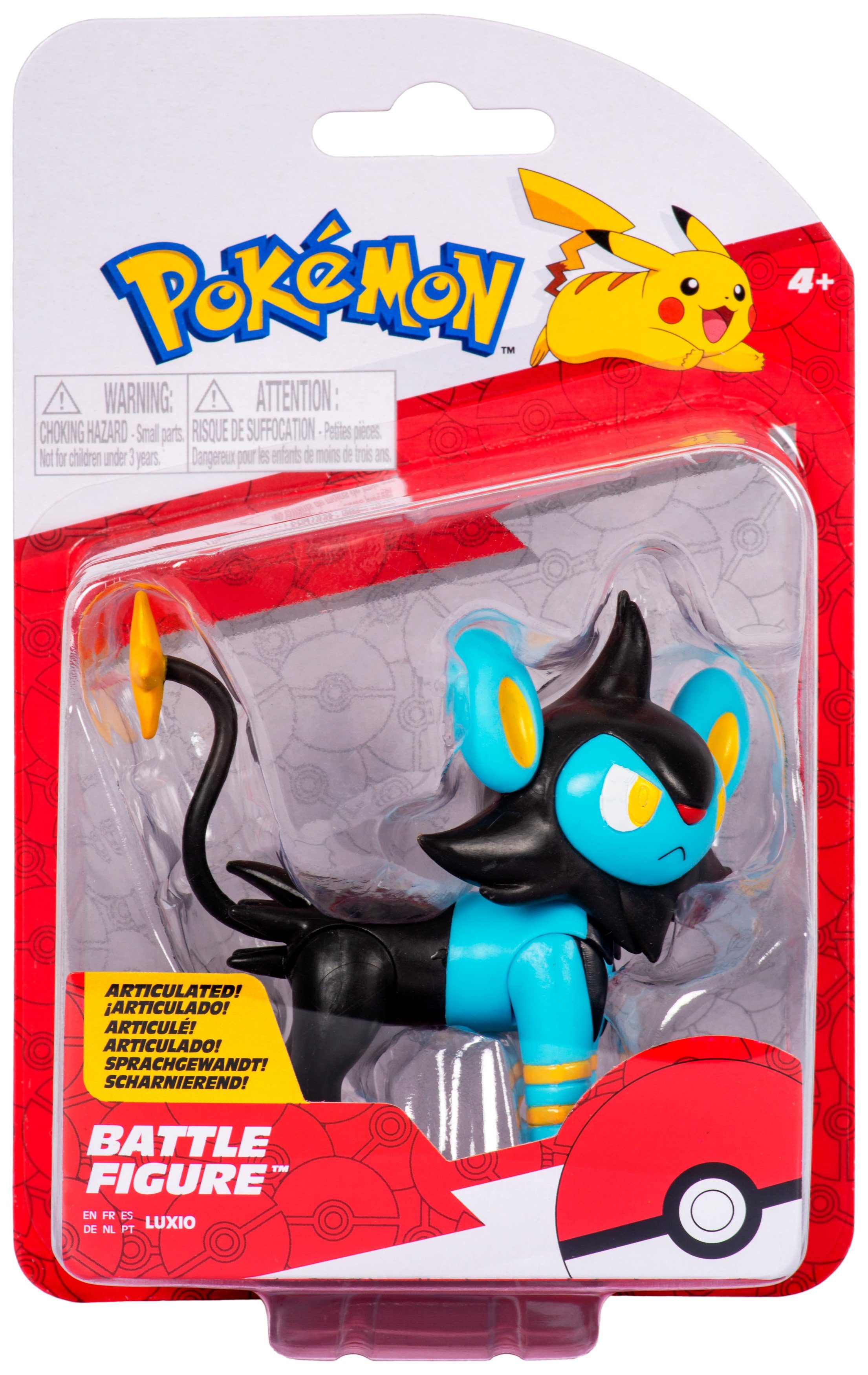 Jazwares Merchandise-Figur (1-tlg) - - Battle Pokémon Luxio, Figur