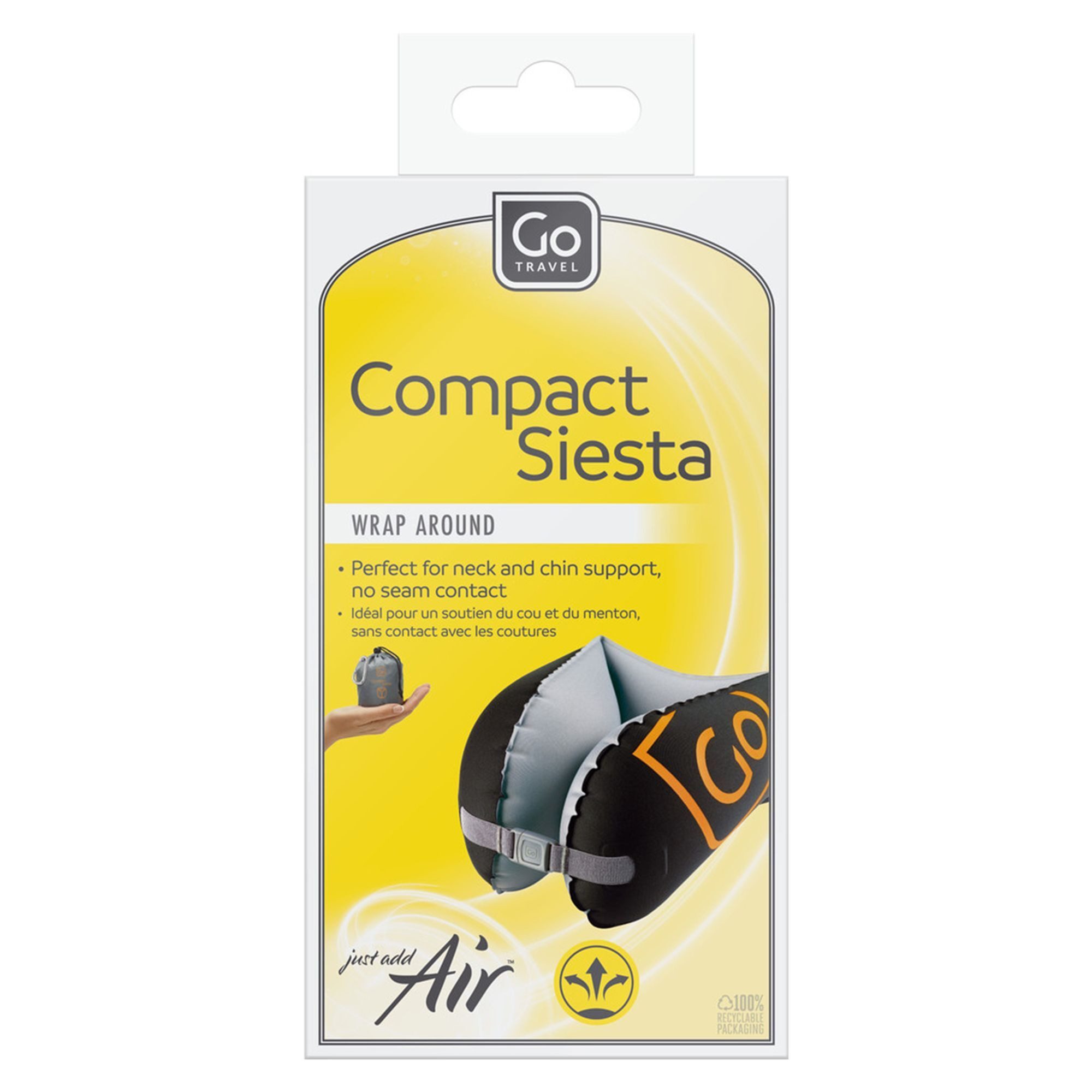 Go Travel Nackenstützkissen Compact Siesta, Bezug: günstig online kaufen