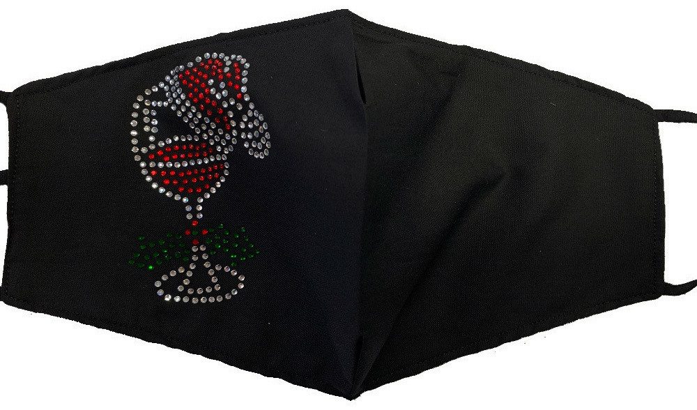 Trachtenland Verkleidungsmaske Weihnachtsmaske Mund Nase Stoffmaske Fashion Gesic