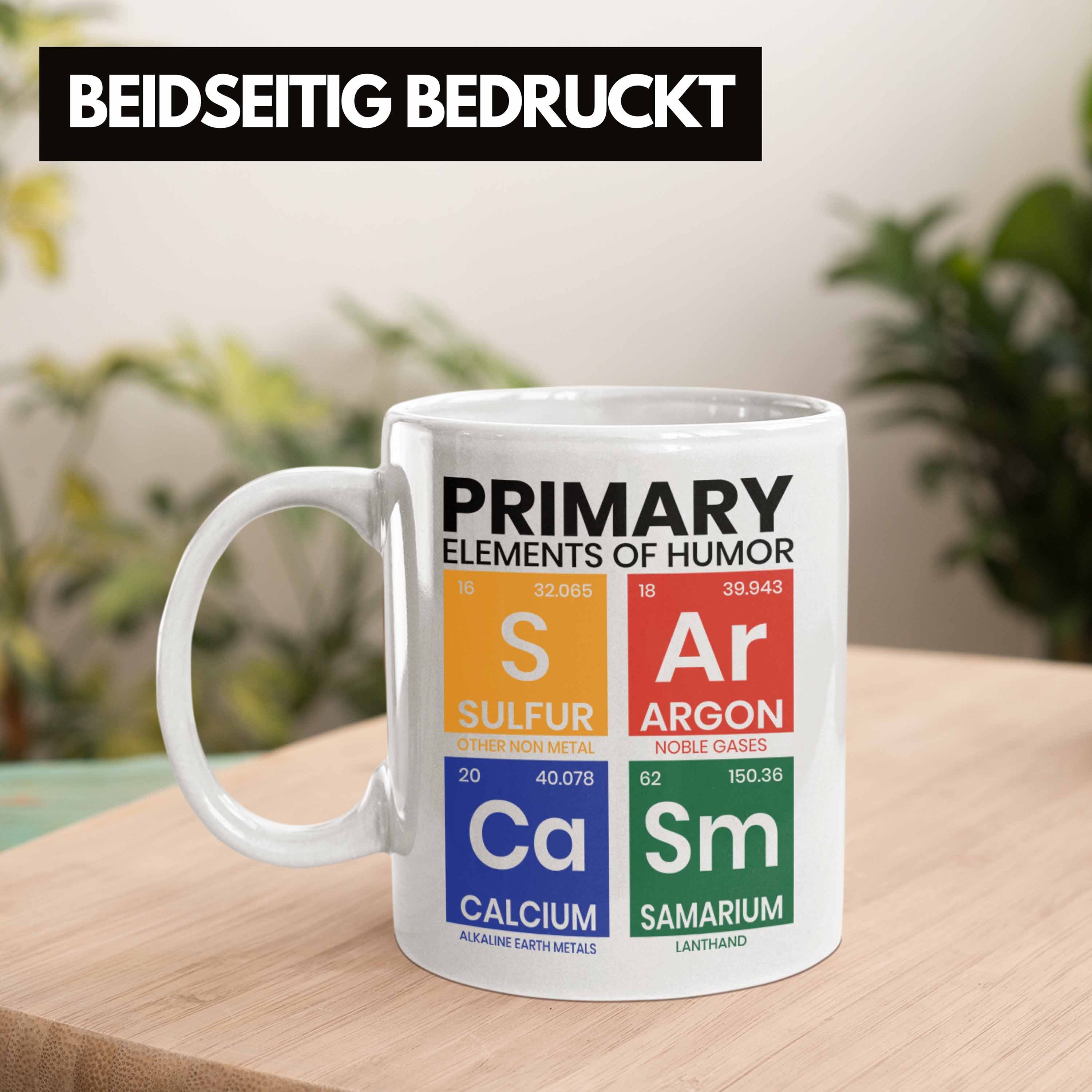 Primary Sarkasmus Of Humor Chemiker Ar Weiss S Geschenkidee Elemts Tasse Ca Trendation Sm Ch