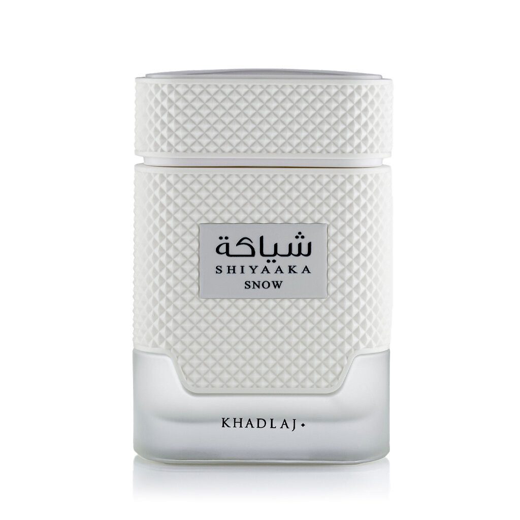 Khadlaj Eau de Parfum Khadlaj Shiyaaka Snow Eau De Parfum 100 ml, Frischer zitrisch-aromatischer Herrenduft für den Alltag