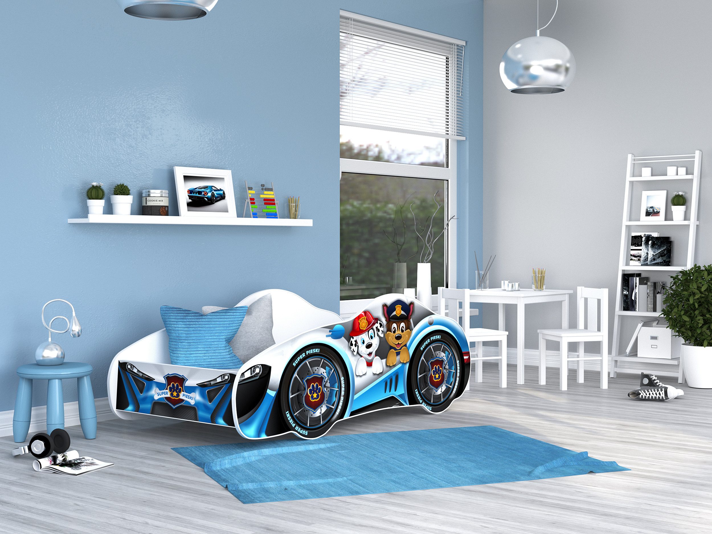 AJKmeble Autobett Kinderbett Jugendbett 70x140cm Gamerbett günstig online kaufen