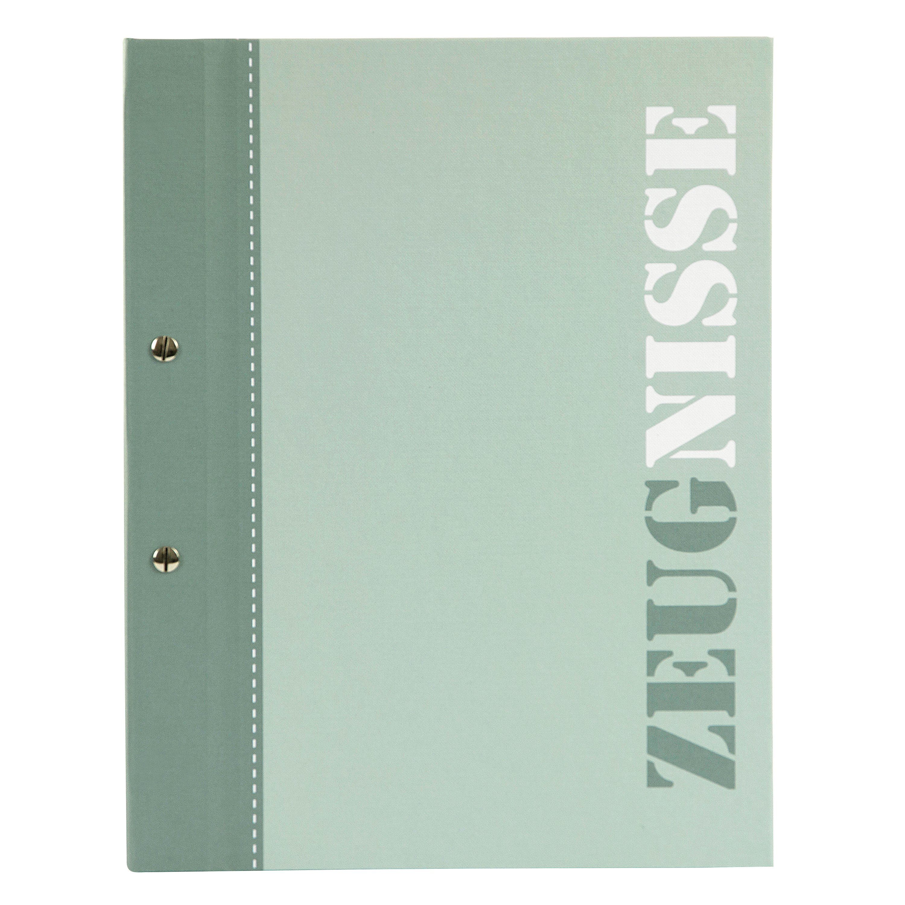 Goldbuch Organisationsmappe GOLDBUCH Zeugnismappe A4 2-colored grün