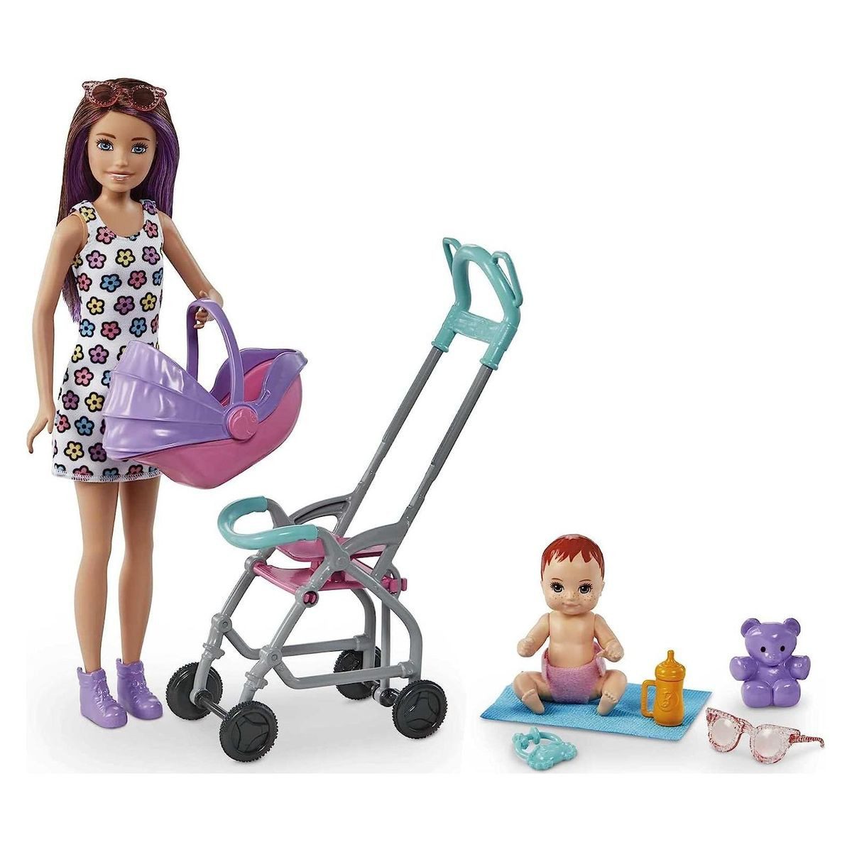 Mattel® Stehpuppe Mattel GXT34 - Barbie - Skipper Babysitters Inc. - Puppe+Kinderwagen&Z
