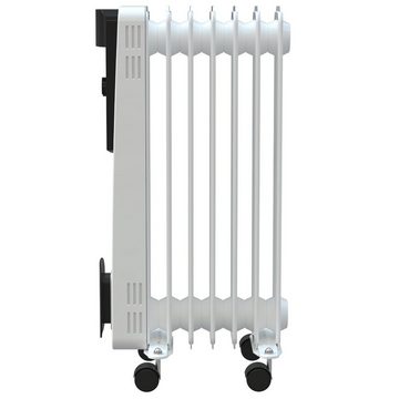Güde Ölradiator Ölradiator 7 Lamellen Thermostat, Energiesparend, Konvektor, Elektrohe, 1500 W