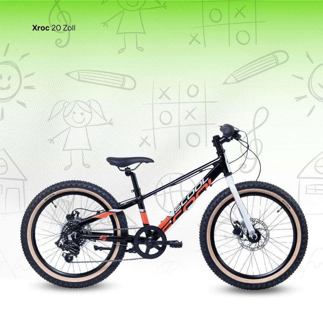 S’COOL Jugendfahrrad Xroc disc 20 Zoll, Jugendfahrrad, 20 Zoll, sportlich, 7 Gang