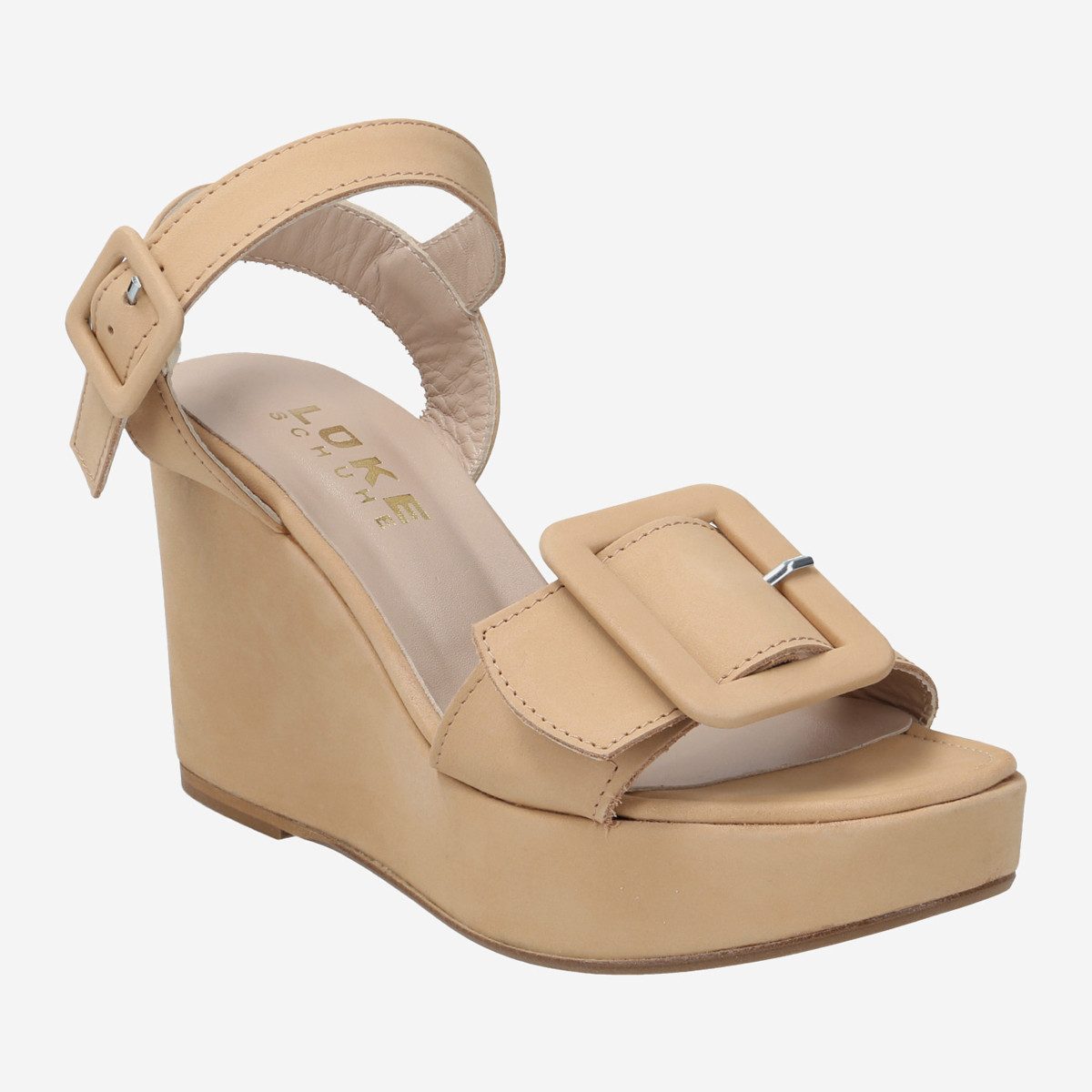 Lüke Schuhe Lüke Schuhe ISLA PIENZA, Sandaletten, Beige, Damen Sandalette