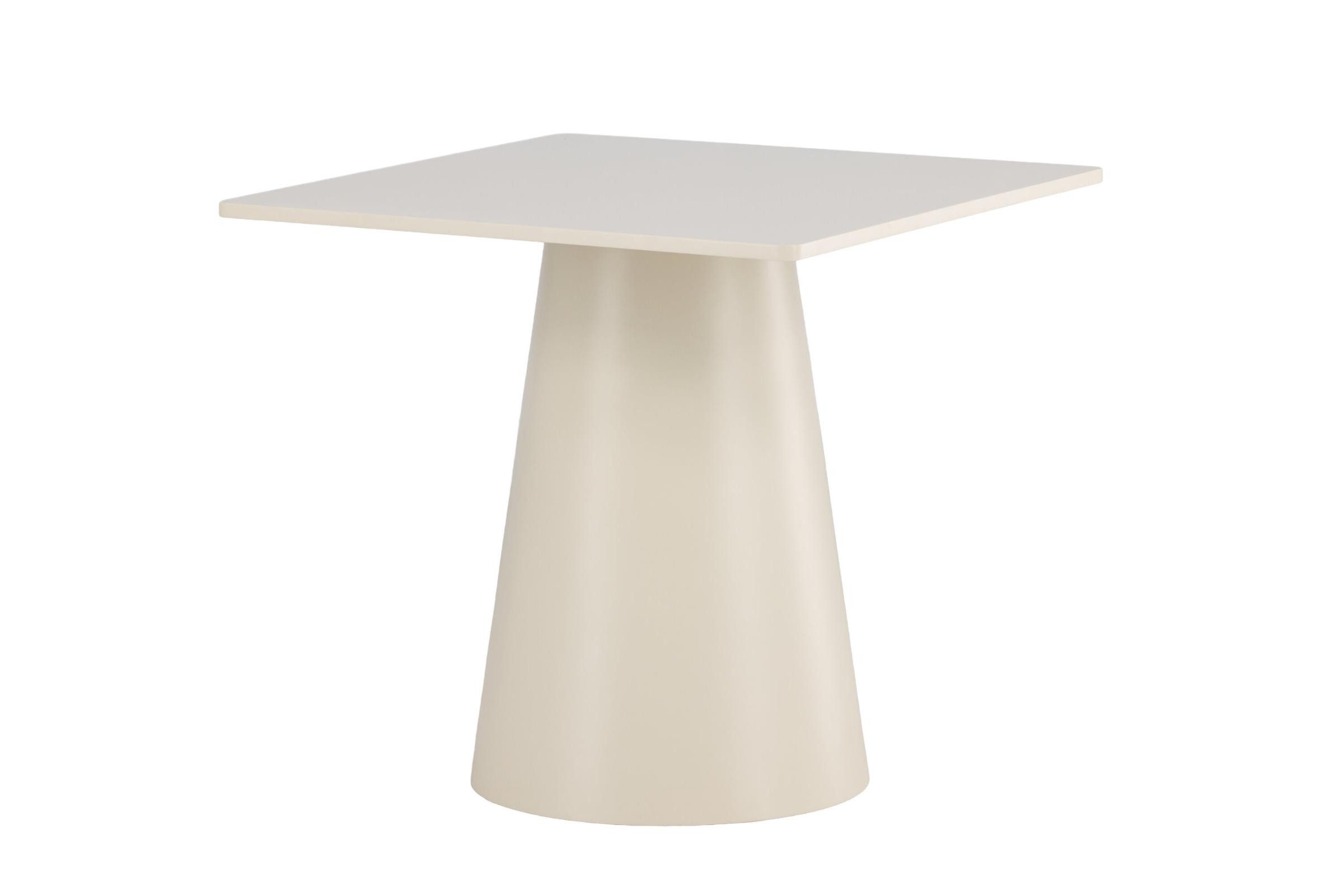 Venture Home Esstisch Lanzi Esstisch 80x80 cm beige. (1-St)