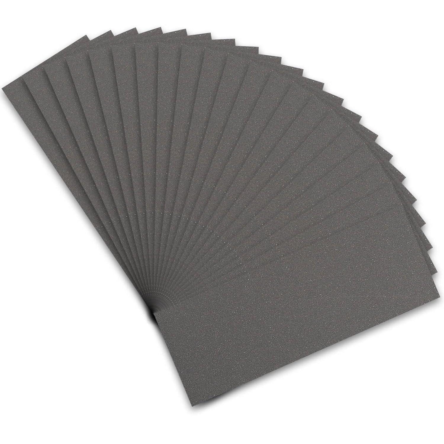 LuxusKollektion Schleifpapier Schleifpapier 800er Set 21tlg Nass Siliziumkarbid 21 Sheets 800 Grit