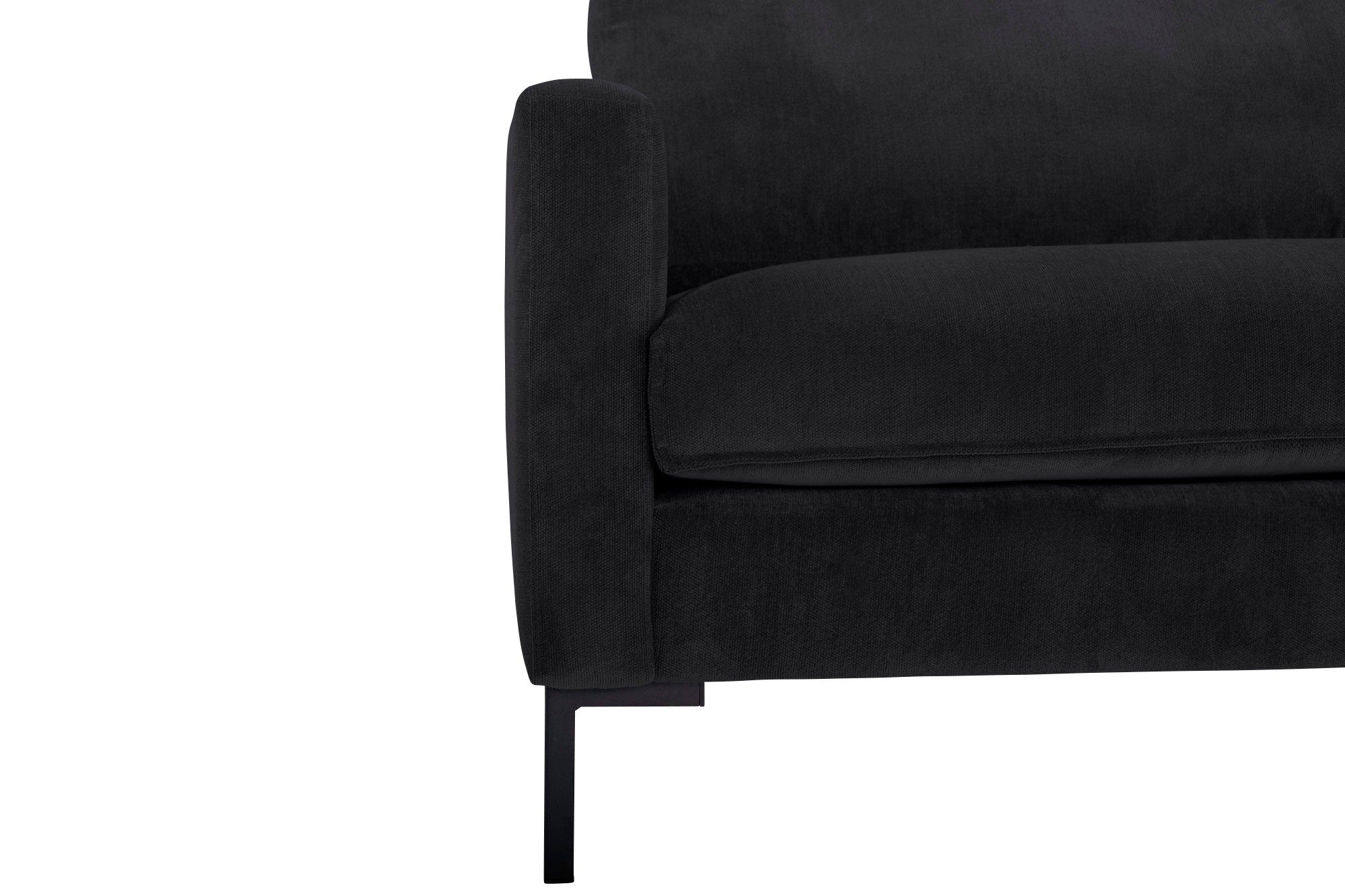 Places Daunen Federn black Style weichem of mit Caldie, Sitzkomfort, und mit 2-Sitzer