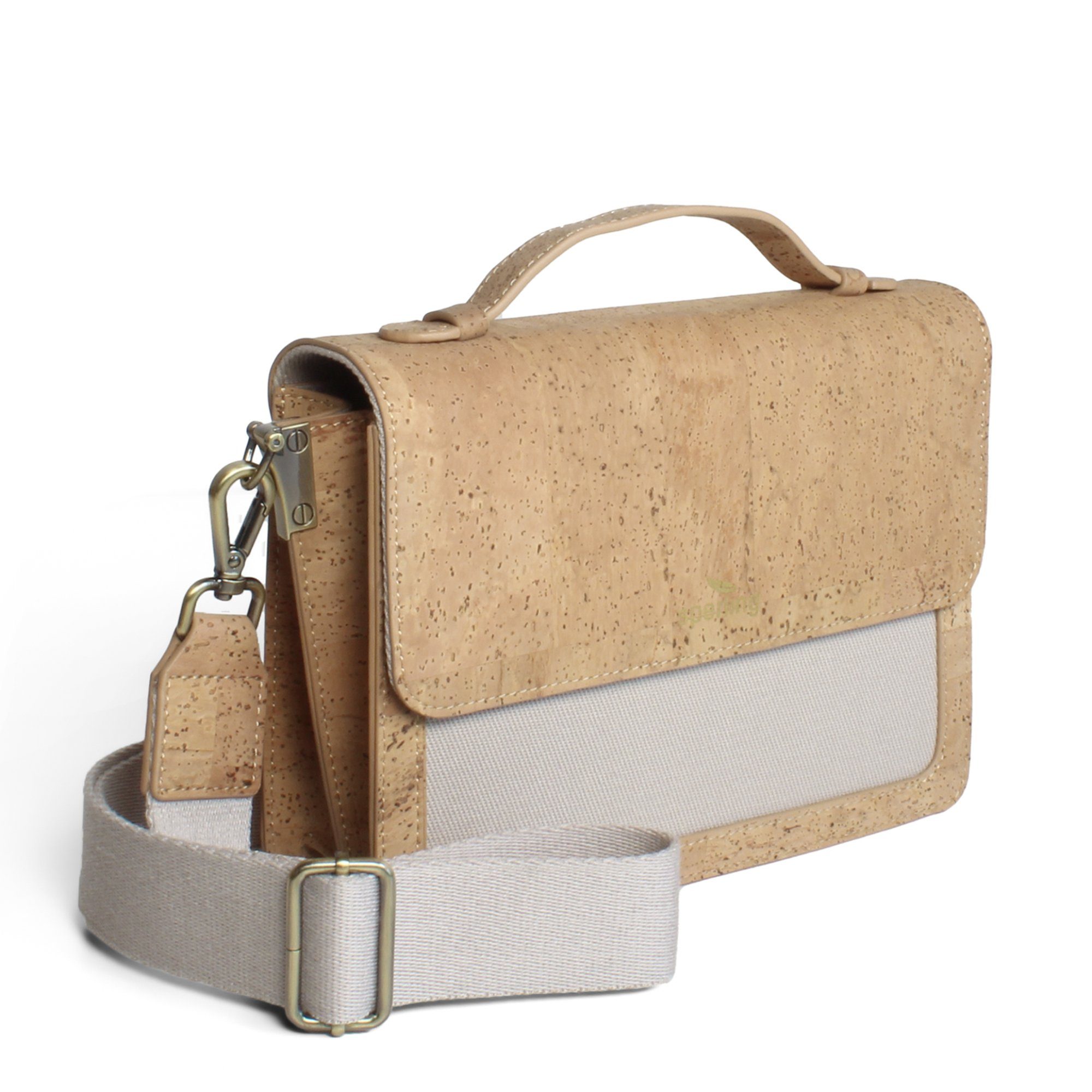 Sperling Bags Handtasche Bonny, aus Kork und Bio-Baumwolle