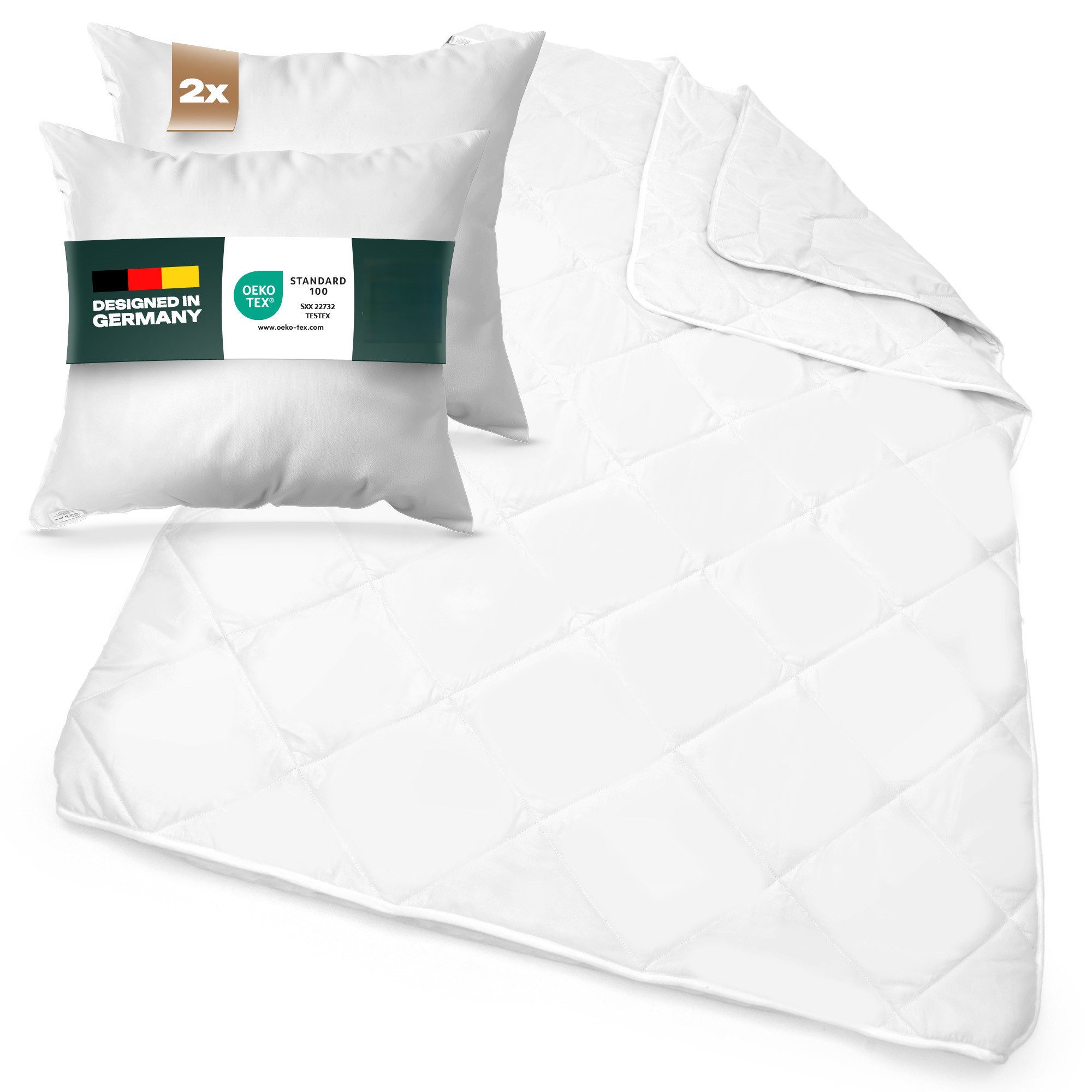 DILUMA Bett-Set Set Bettdecke Kopfkissen und günstig online kaufen