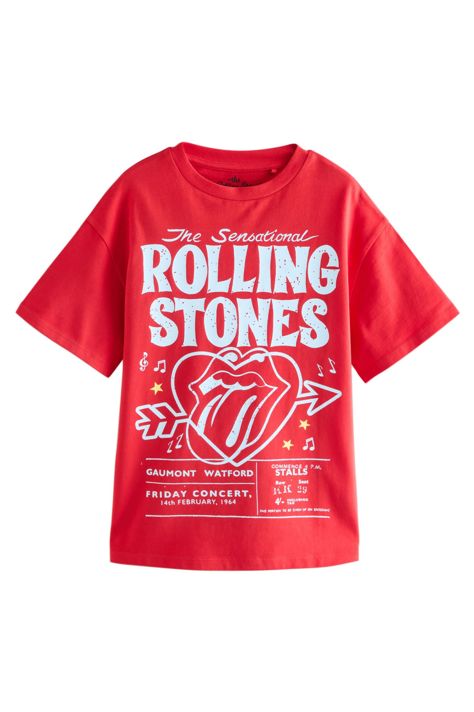 T-Shirt T-Shirt mit Pailletten, The Rolling Stones