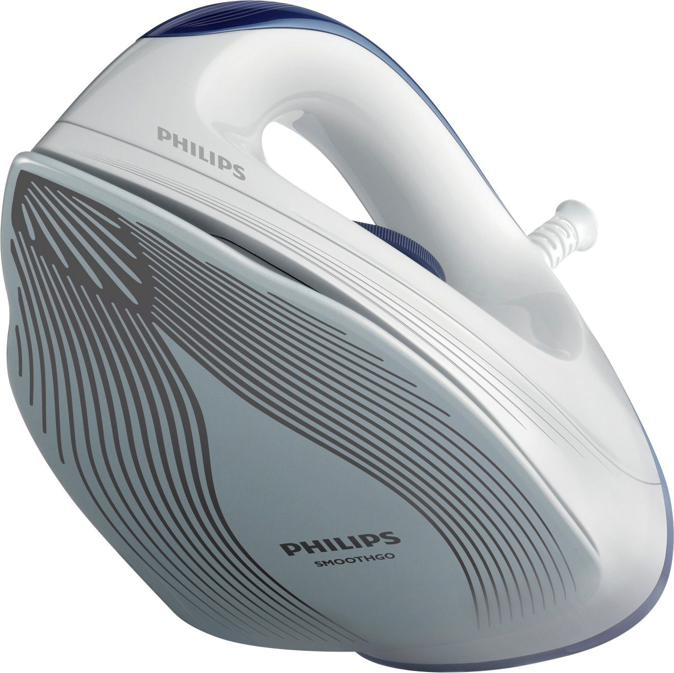 Philips Trockenbügeleisen GC160/02, 1200 W, mit DynaGlide-Bügelsohle