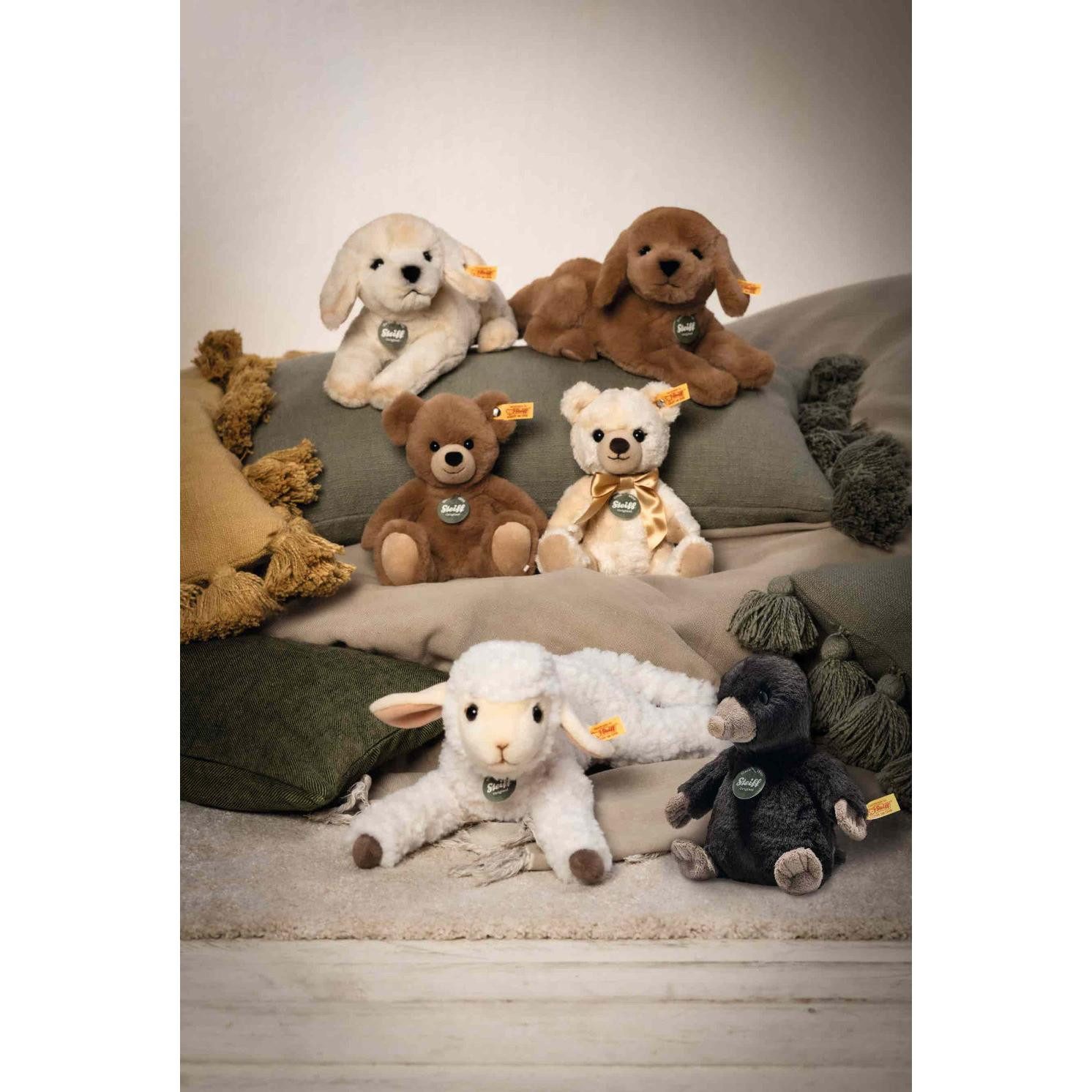 Steiff Kuscheltier Kuscheltier Teddies For Tomorrow Labrador Lenny Braun (23cm)