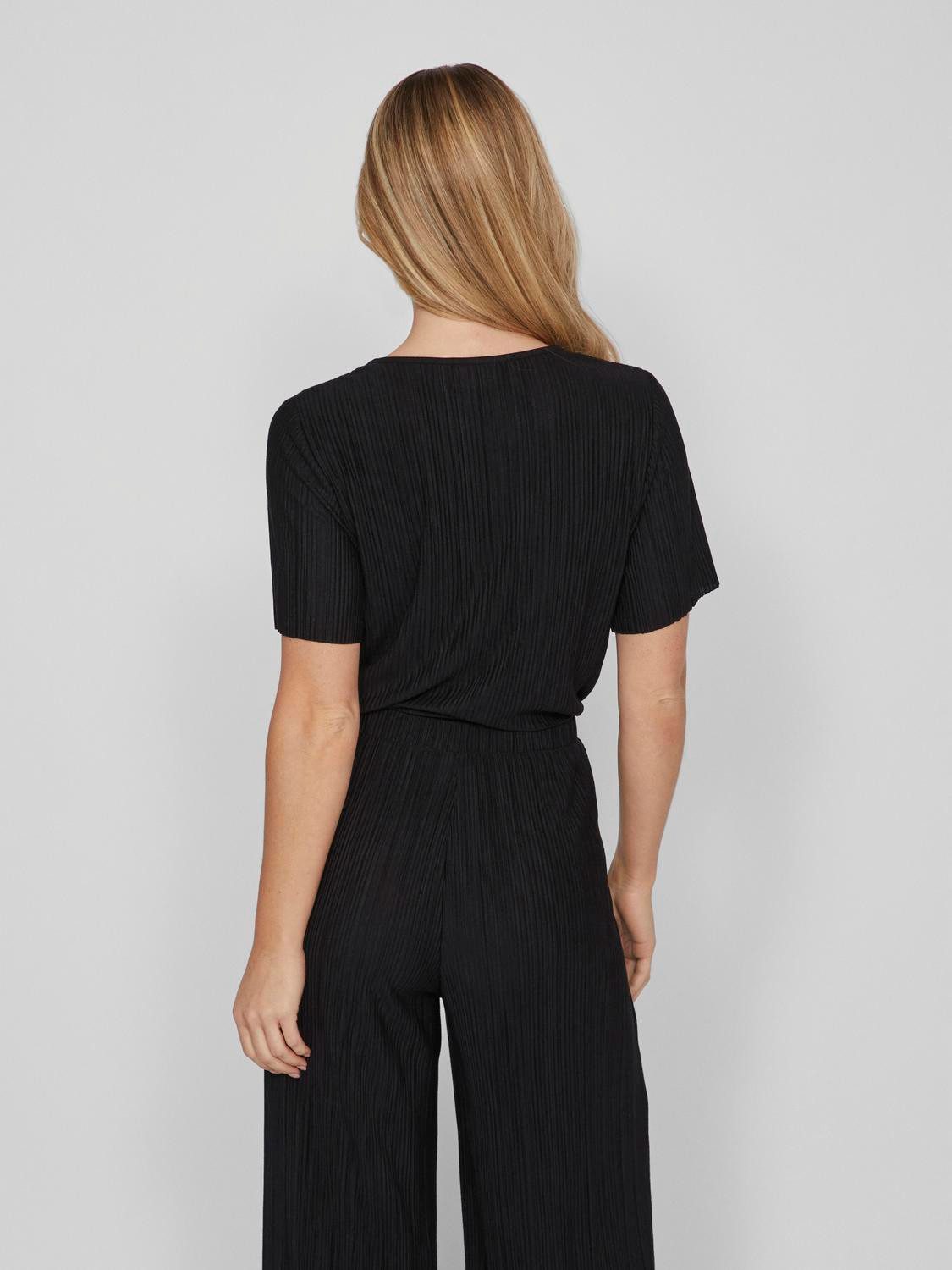 Vila Kurzarmshirt VIPLISA O-NECK S/S TOP - NOOS