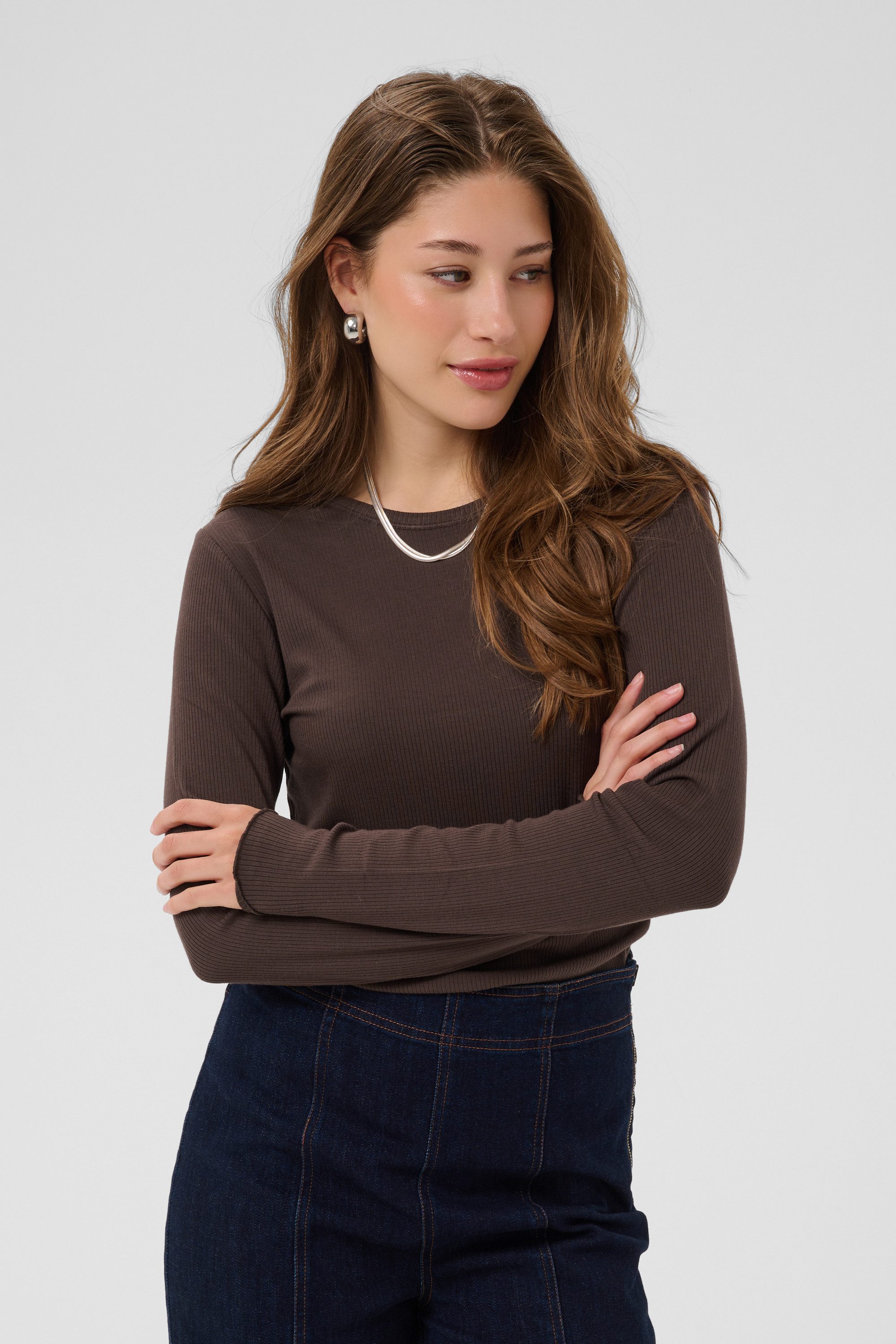 Saint Tropez Langarmbluse Langarm-Shirt OlaliaSZ