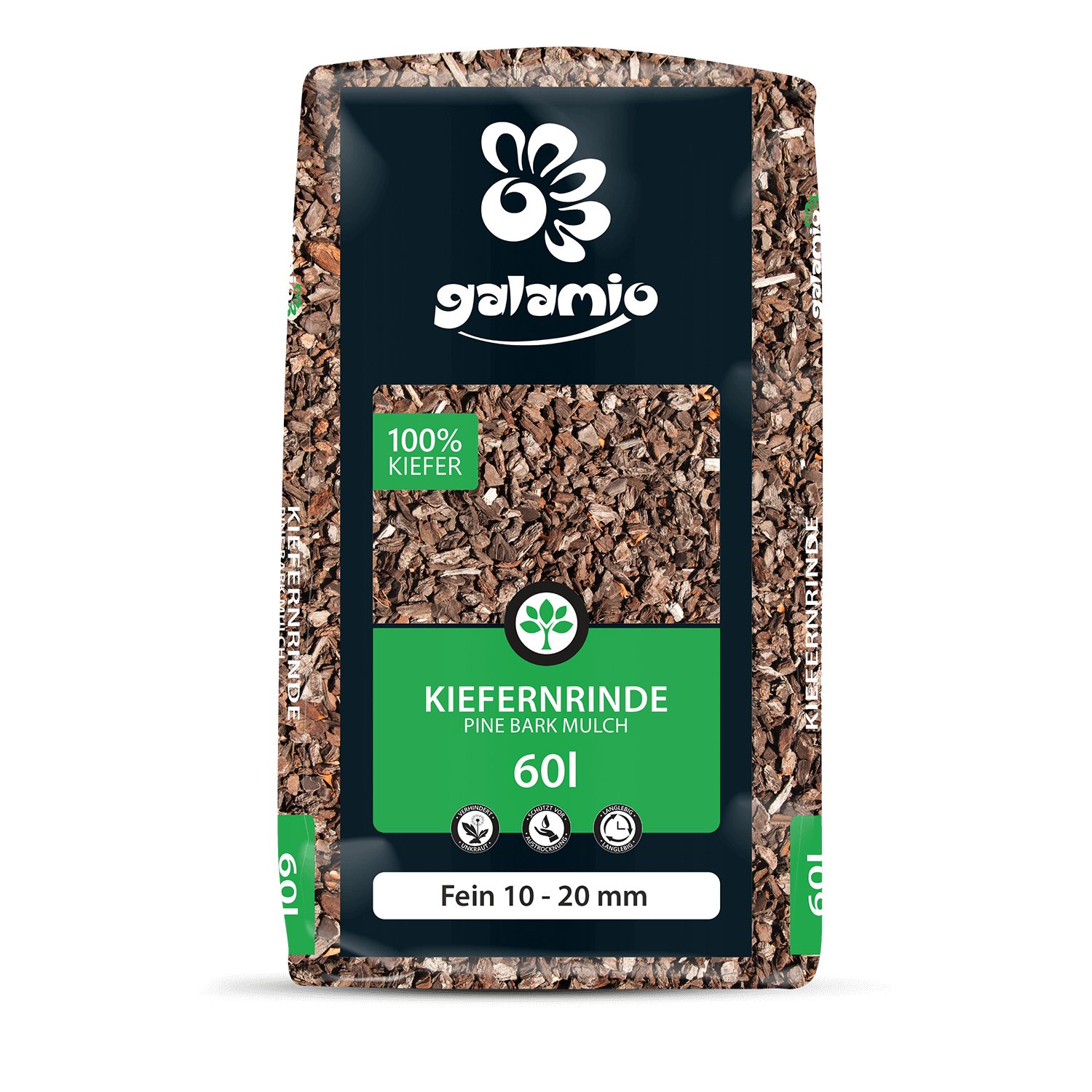 GALAMIO Rindenmulch Kiefer Fein, (Palette, 12-St)
