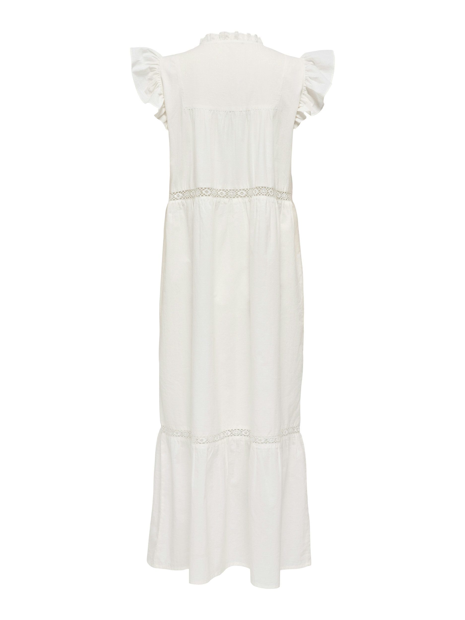 ONLY Maxikleid ONLSUNNY CAPSL FRILL DRESS WVN NOOS