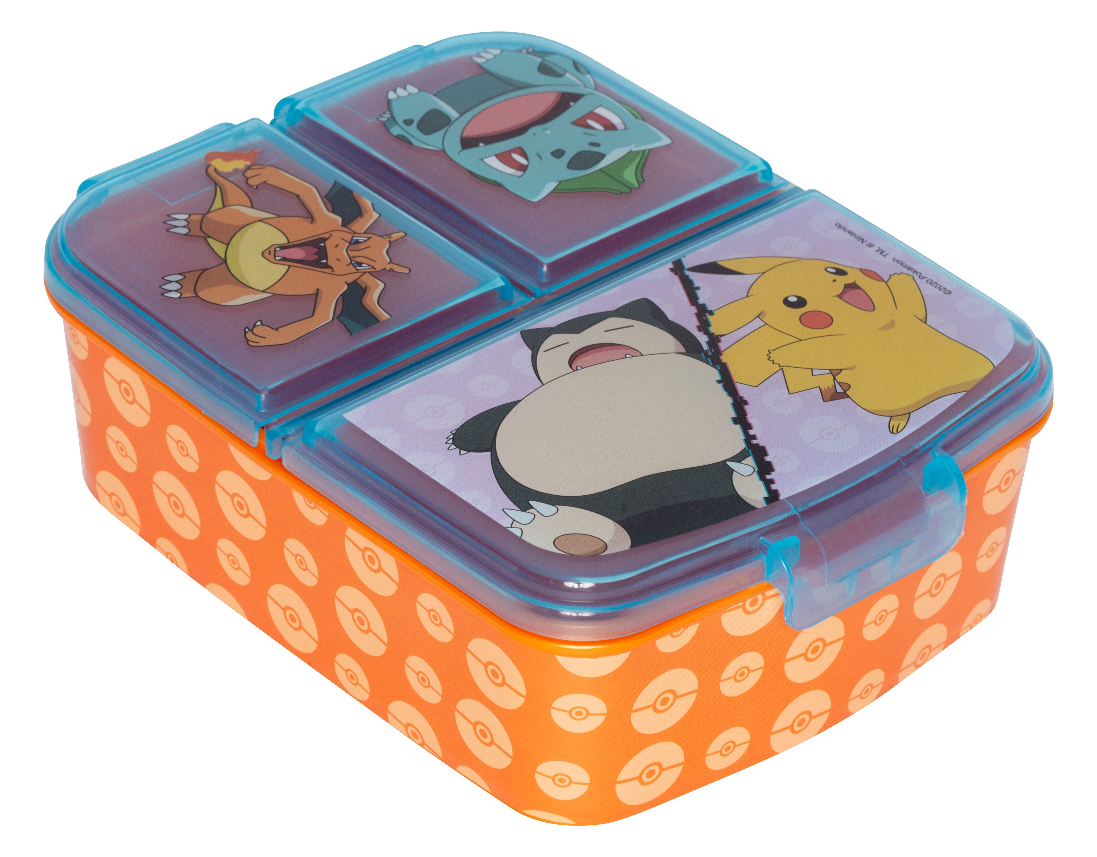The Pokémon Company Lunchbox Pokémon - Sandwich Box (NEU & OVP), Kunststoff, 3 Fächer, BPA-frei