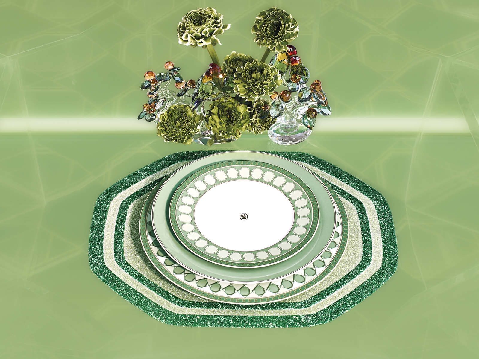 Swarovski Suppenteller Signum Fern Suppenteller 24 cm, Teller Tief