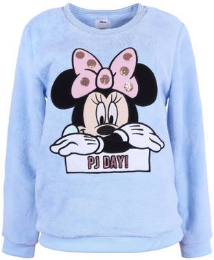 Sarcia.eu Schlafanzug Warmes, blau-pinkes Damenpyjama + Socken Minnie Mouse Disney XS