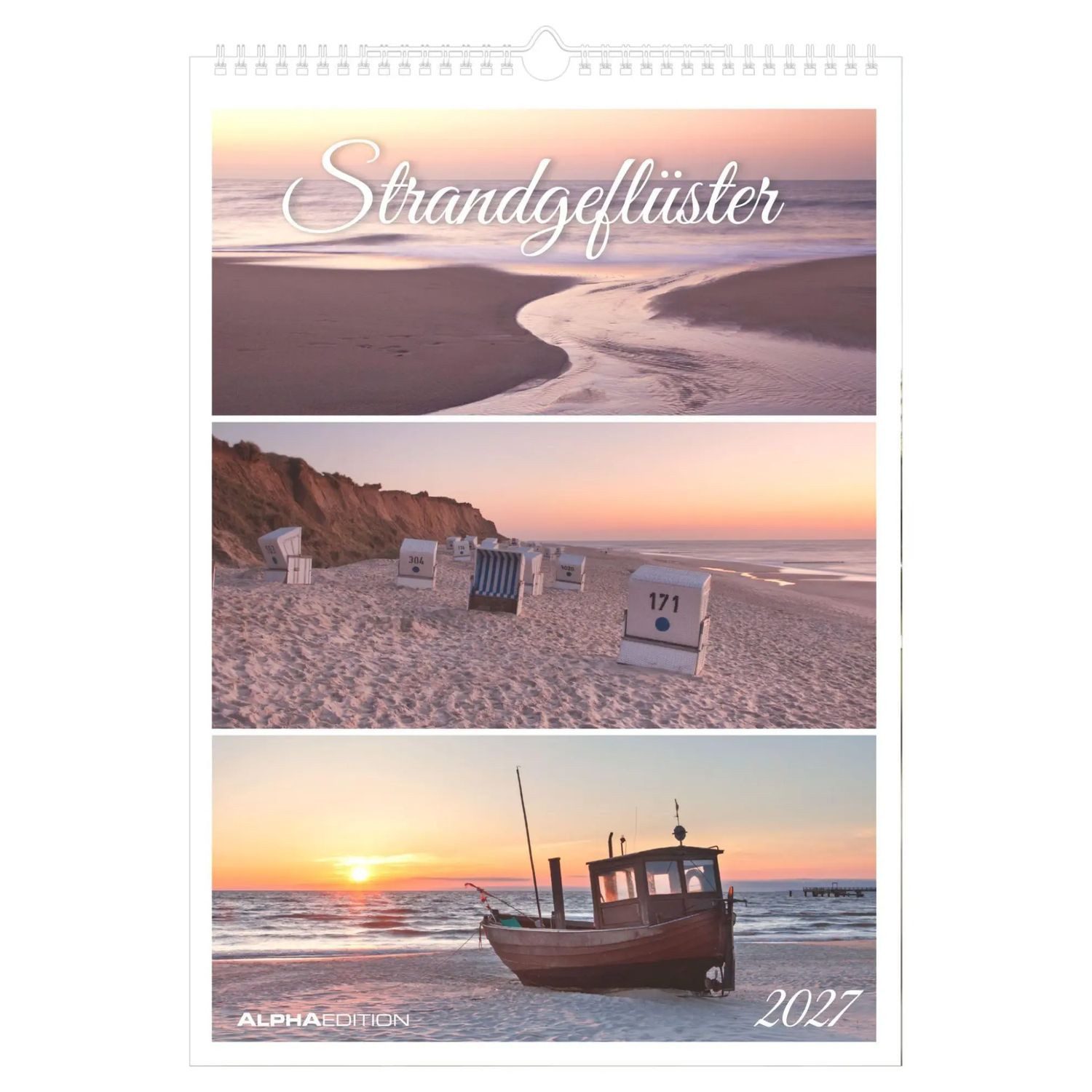 NEUMANN Wandkalender Strandgeflüster 2027