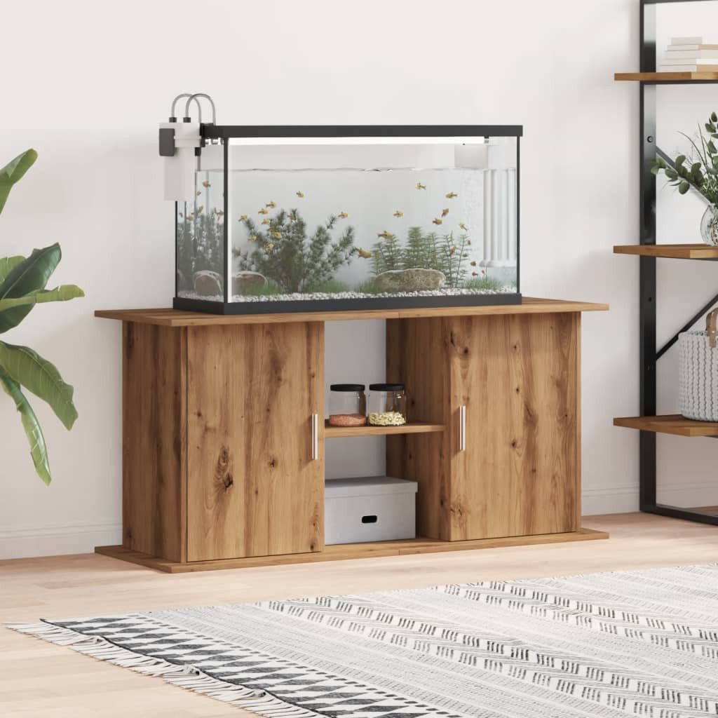 vidaXL Aquariumunterschrank Aquariumständer Artisan-Eiche 121x41x58 cm günstig online kaufen