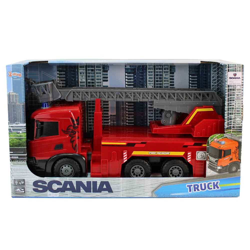 2-Play Traffic Spielzeug-LKW Scania Feuerwehr Spielzeug Auto XXL - ca. 51 cm, (1-tlg)