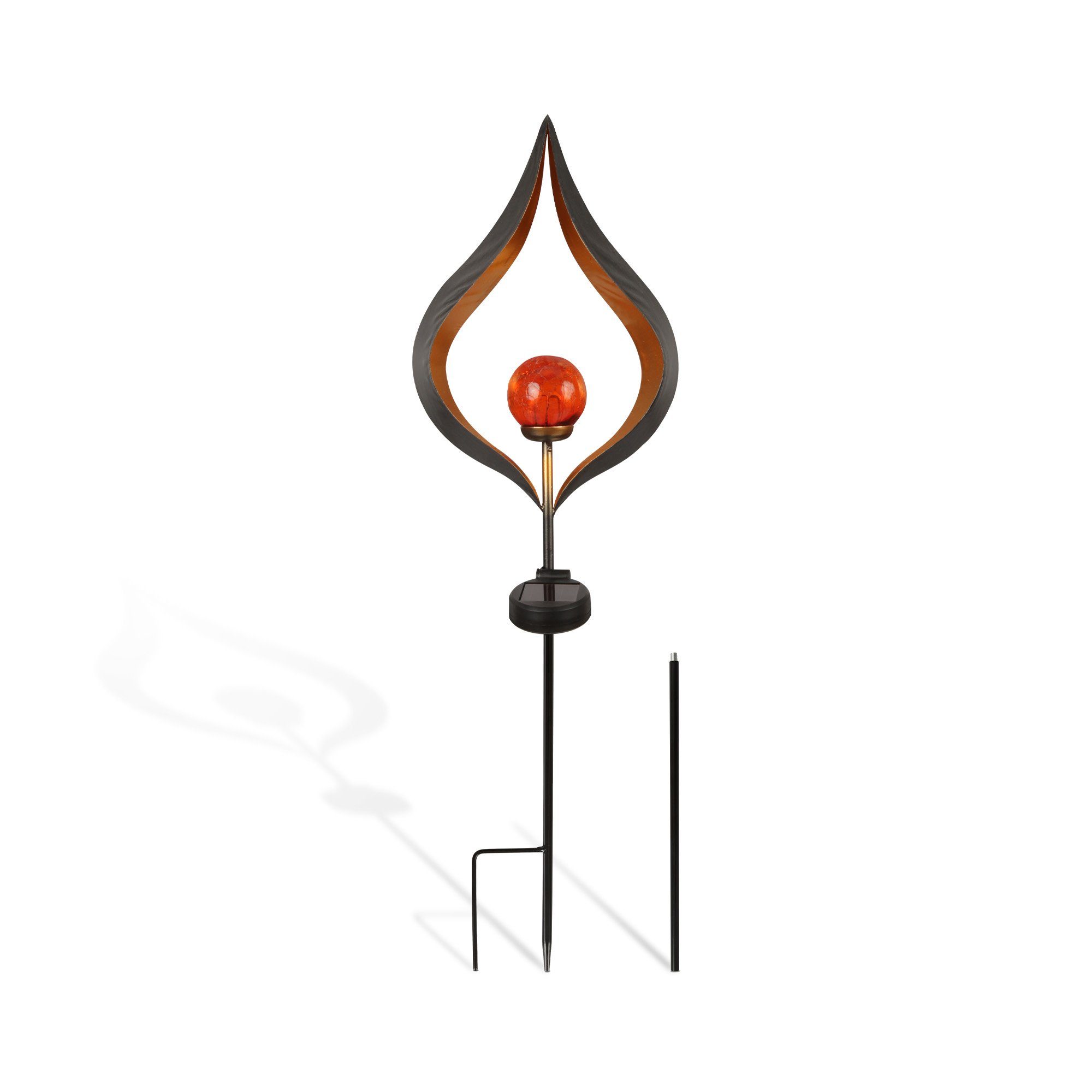 Bestlivings LED Solarleuchte Flamme, LED fest günstig online kaufen