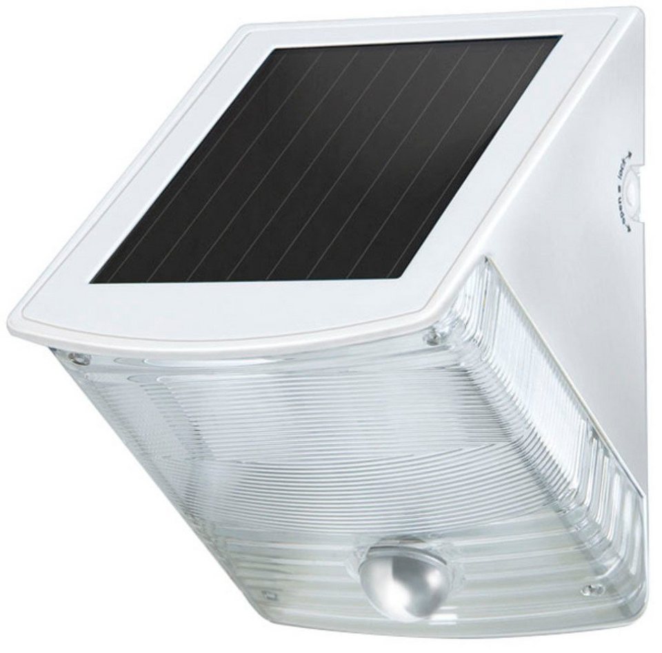mit Solarpanel fest LED Bewegungsmelder, integriert, LED und Solarleuchte, integriertem Bewegungssensor Brennenstuhl
