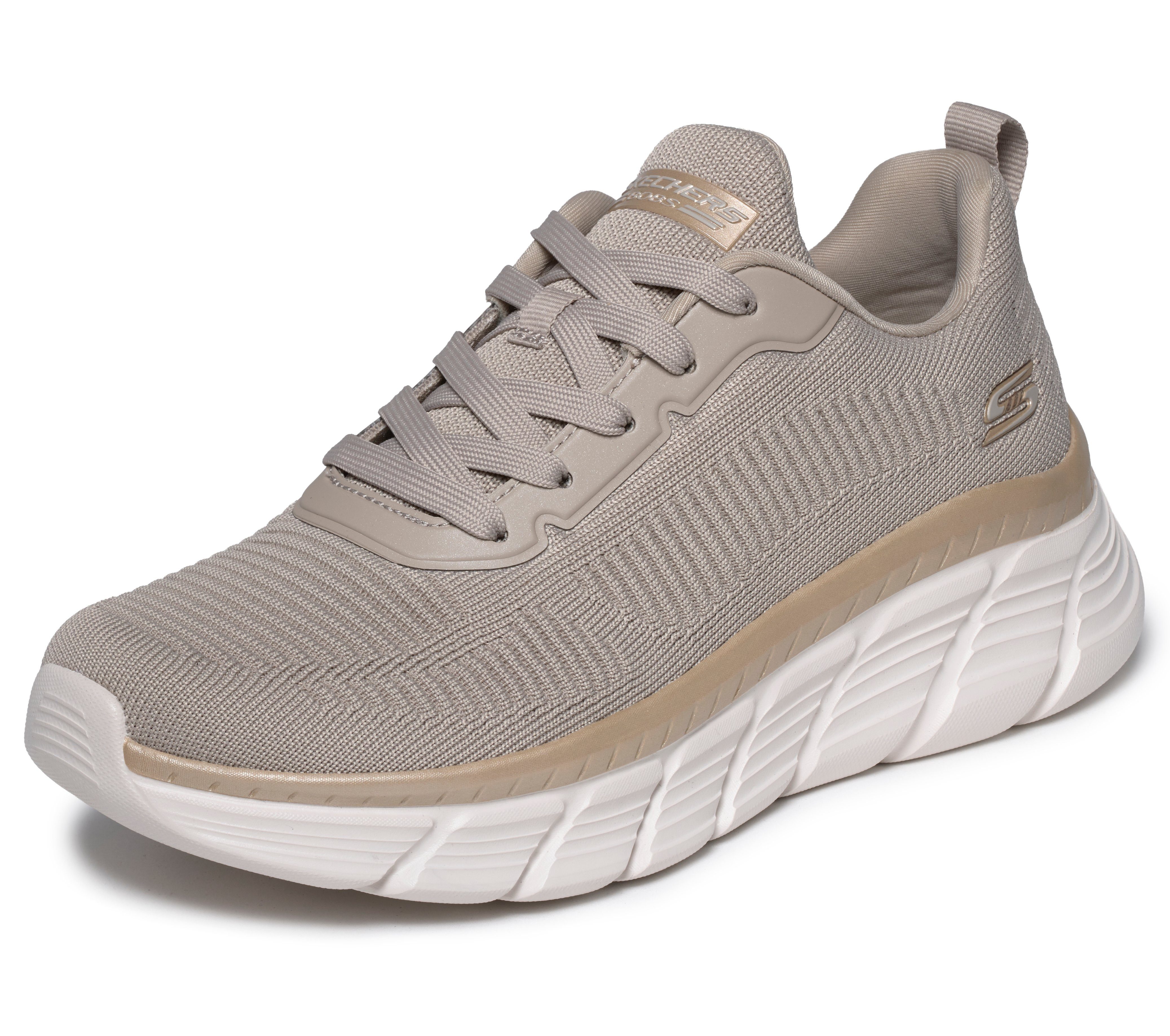 Skechers BOBS B FLEX HI-FLYING HI Sneaker, Trainingsschuh, Schnürschuh, Freizeitschuh in veganer Verarbeitung