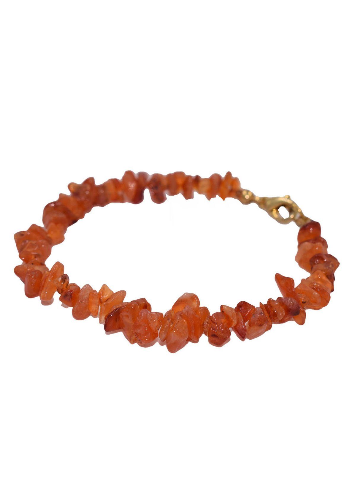 FIRETTI Armband Schmuck Geschenk, Steinarmband Made in Germany - mit Granat, Karneol oder Rosenquarz mehr