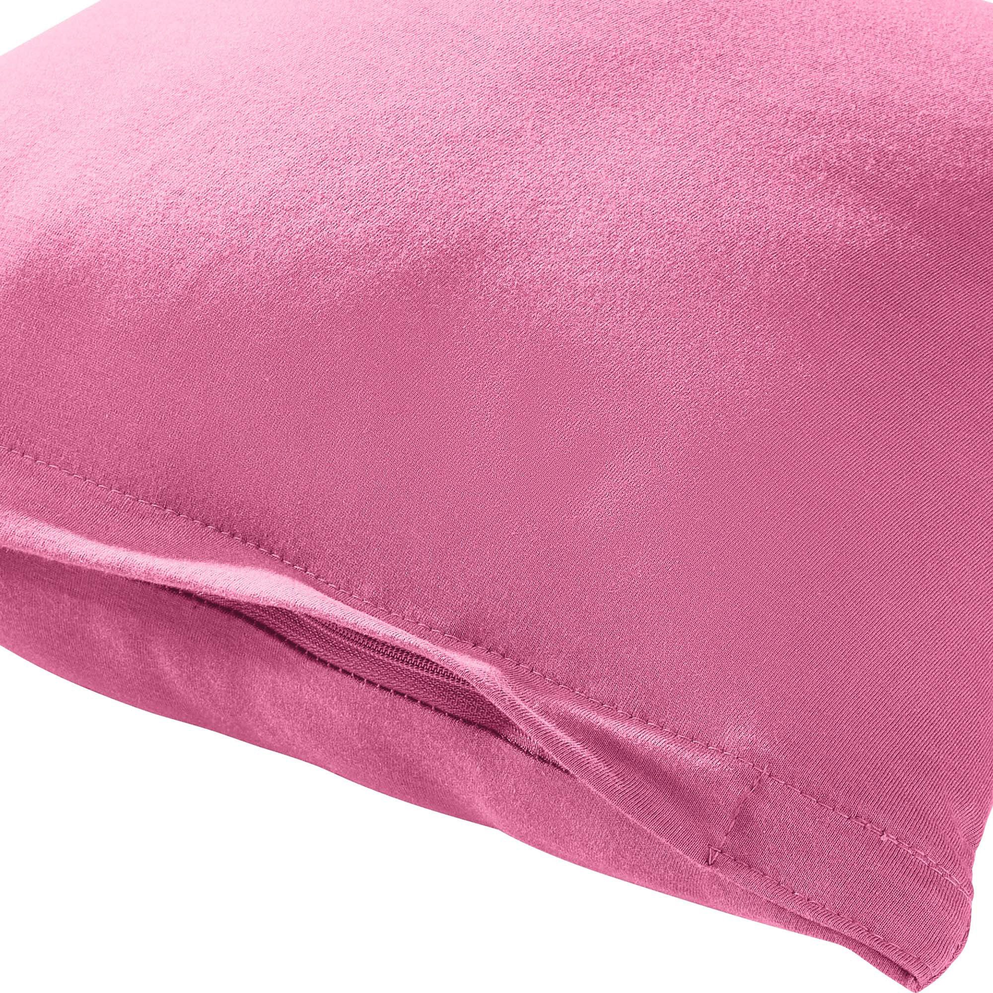 REDBEST Kissenbezug Kuschelkissenbezug "San Francisco" 2er-Pack, Single-Jersey Uni