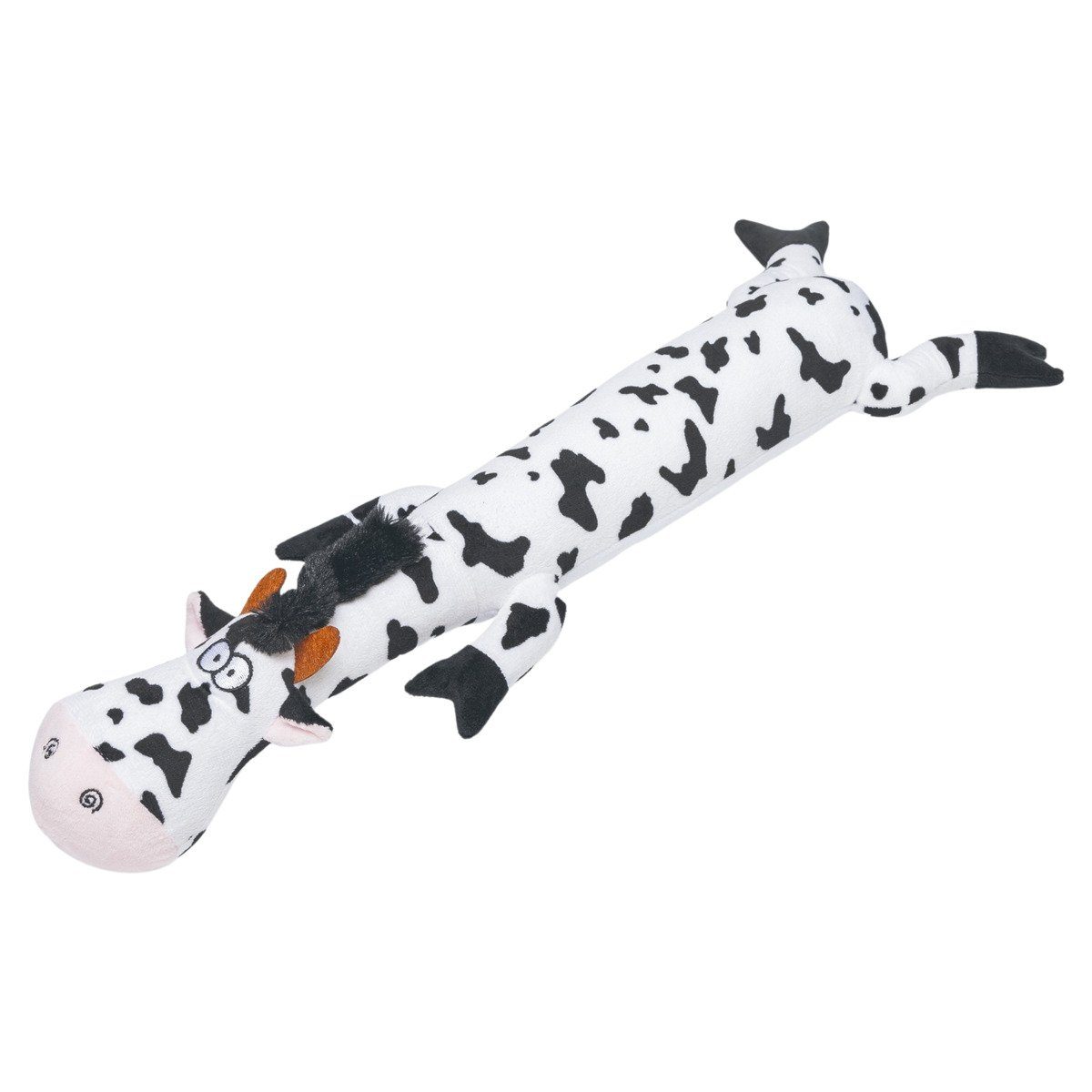 Karlie Tierkuscheltier Hundespielzeug Funny Kuh schwarz/weiß günstig online kaufen