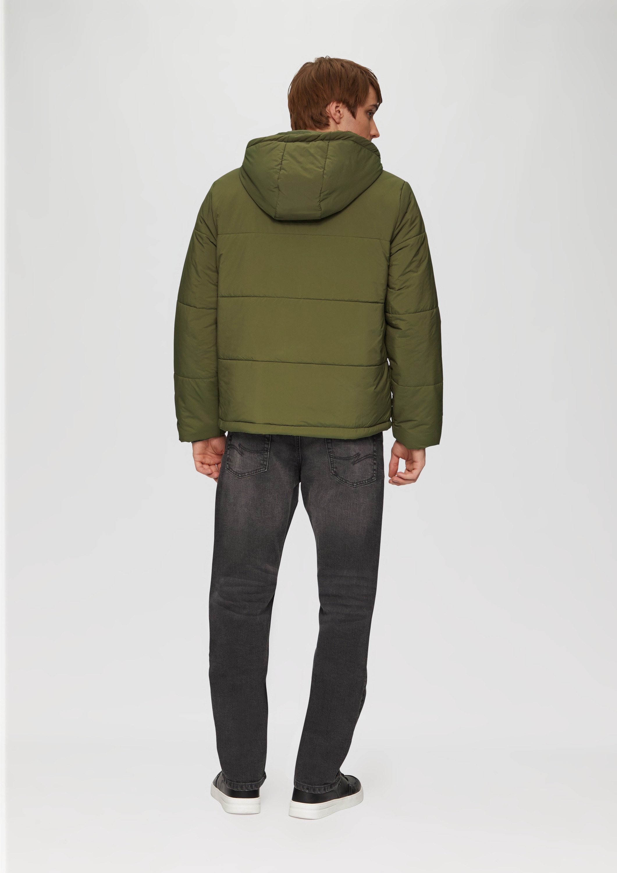 QS Winterjacke Outdoor-Jacke Gesteppte Outdoor-Jacke mit Kapuze