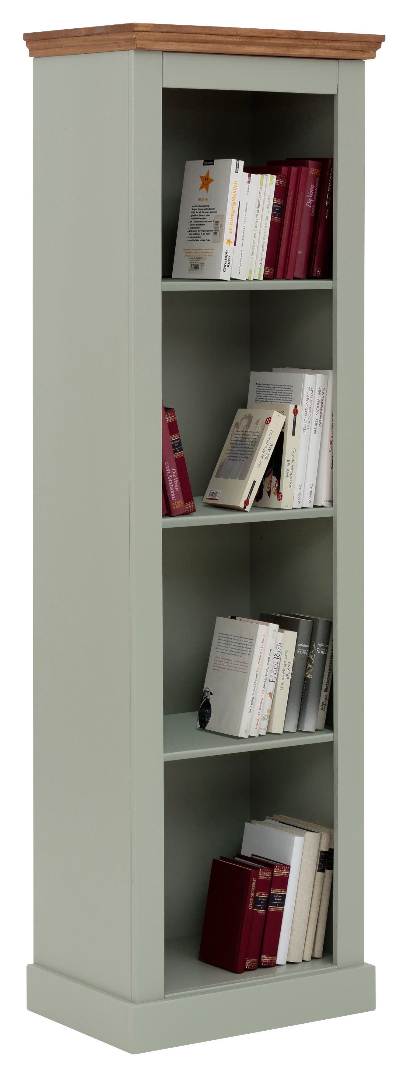 OTTO home Stauraumregal Selma, 1-tlg., Kiefernholz, feste und verstellbare Böden, Breite 55 cm, Höhe 180 cm – Bild 5 von 5