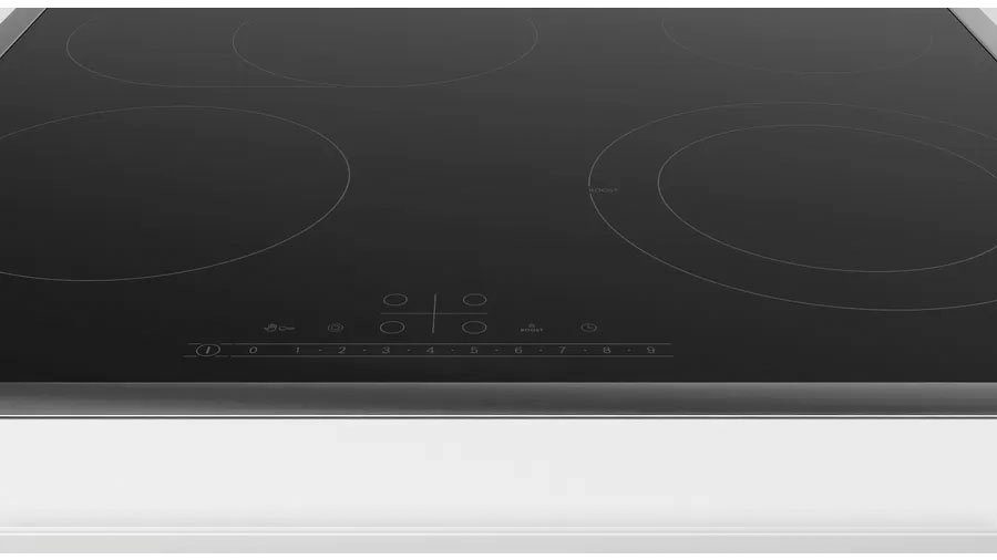 BOSCH Elektro-Kochfeld Serie 6 PKN645FP2E, Einfaches Einstellen der benötigten Leistungsstufe dank Direct Select