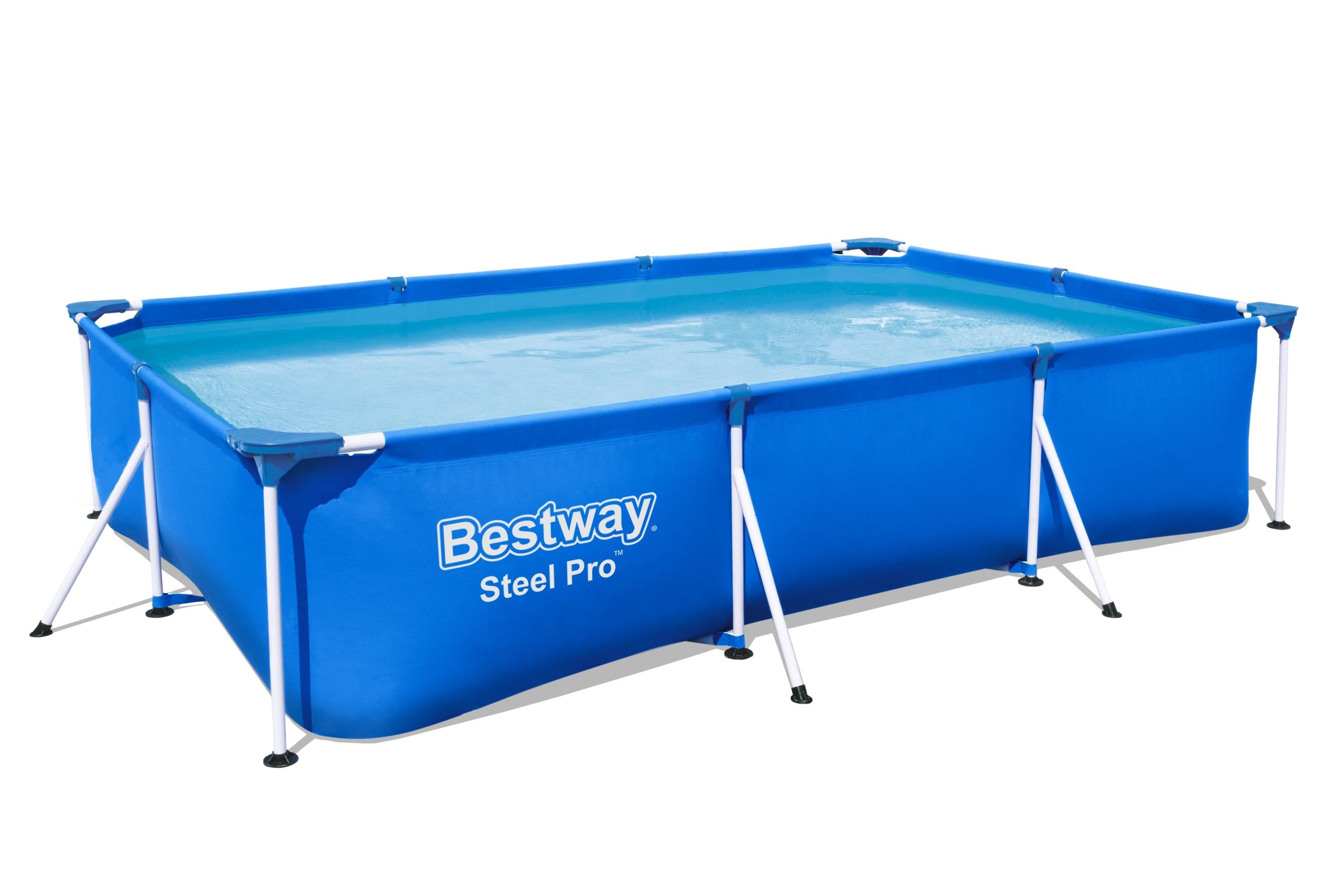 Bestway Rechteckpool Bestway Stahlrahmenpool Steel Pro 300x201x66cm günstig online kaufen
