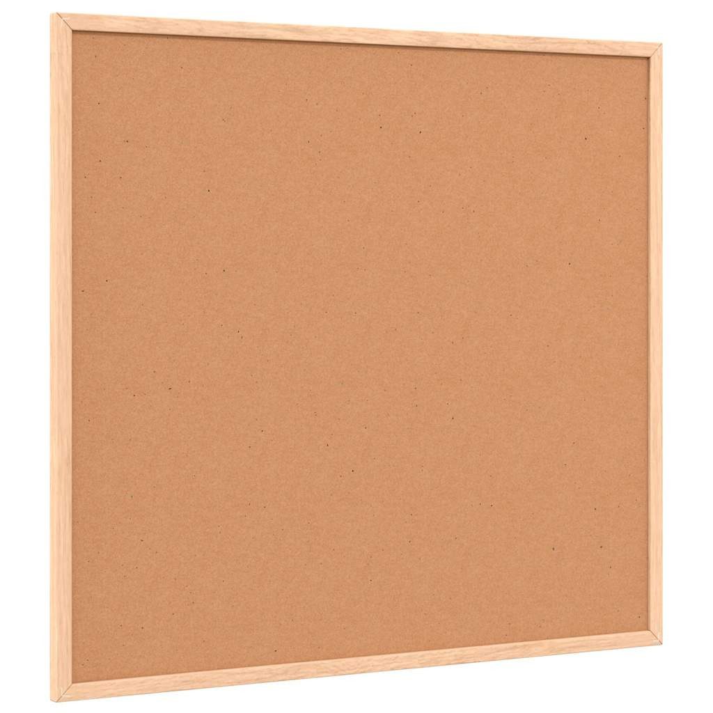 vidaXL Pinnwand Korktafel mit Rahmen aus massivem Kiefernholz 60 x 55 cm – Bild 4 von 5