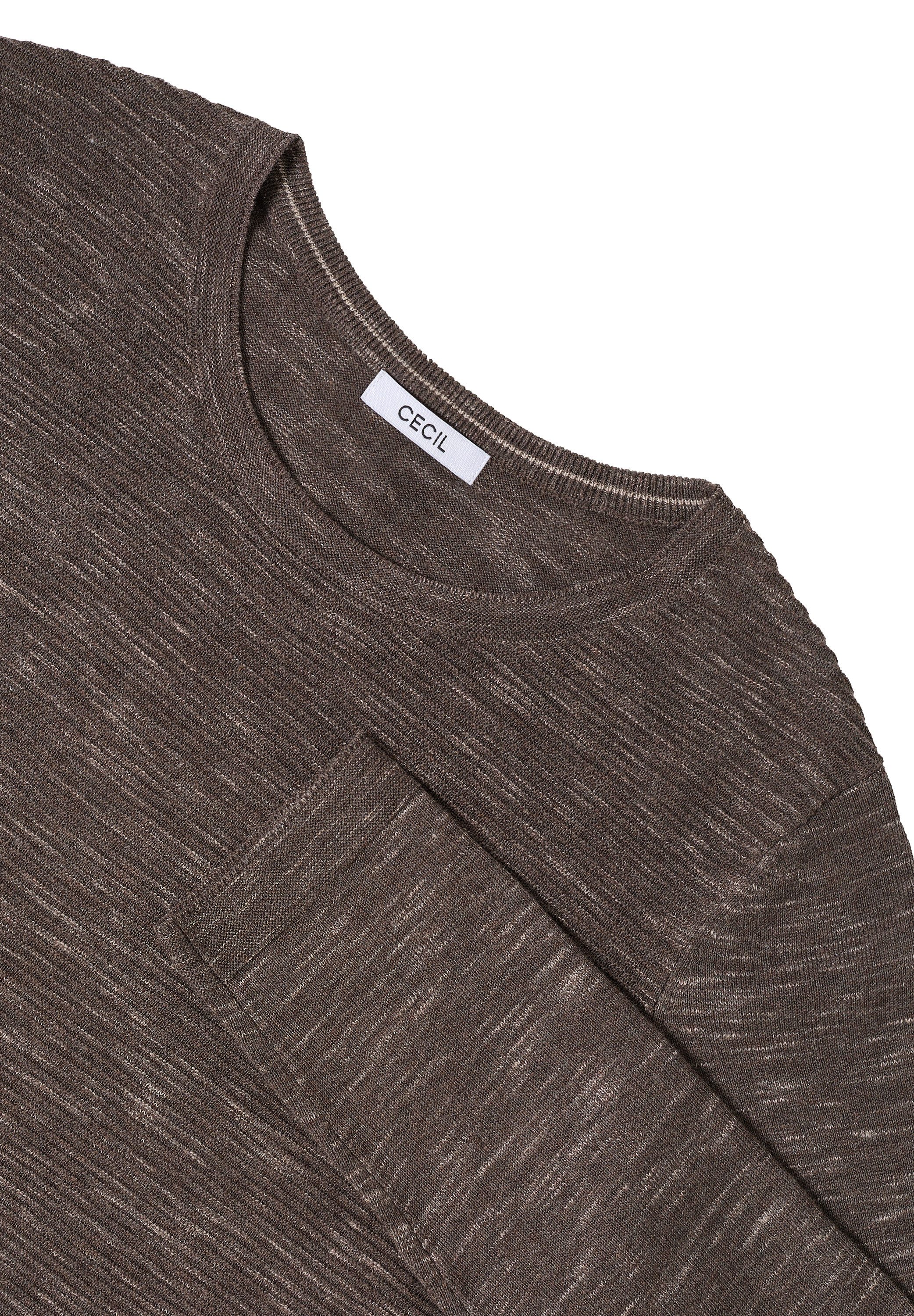 CECIL Strickpullover mit Rundhalsausschnitt