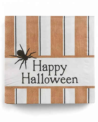 Horror-Shop Papierserviette Happy Halloween Servietten 16 St. im Retro Design